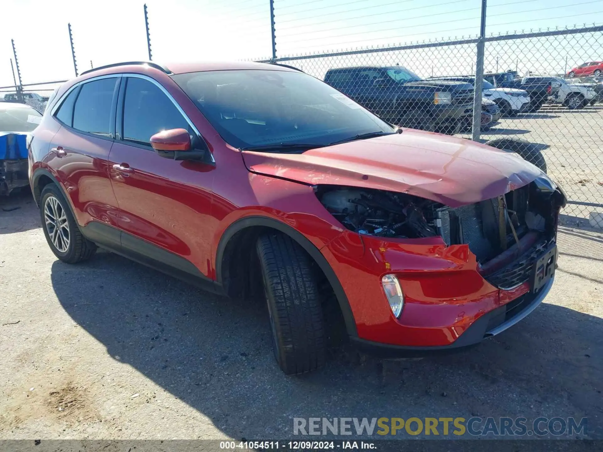 1 Photograph of a damaged car 1FMCU0H64LUA75786 FORD ESCAPE 2020
