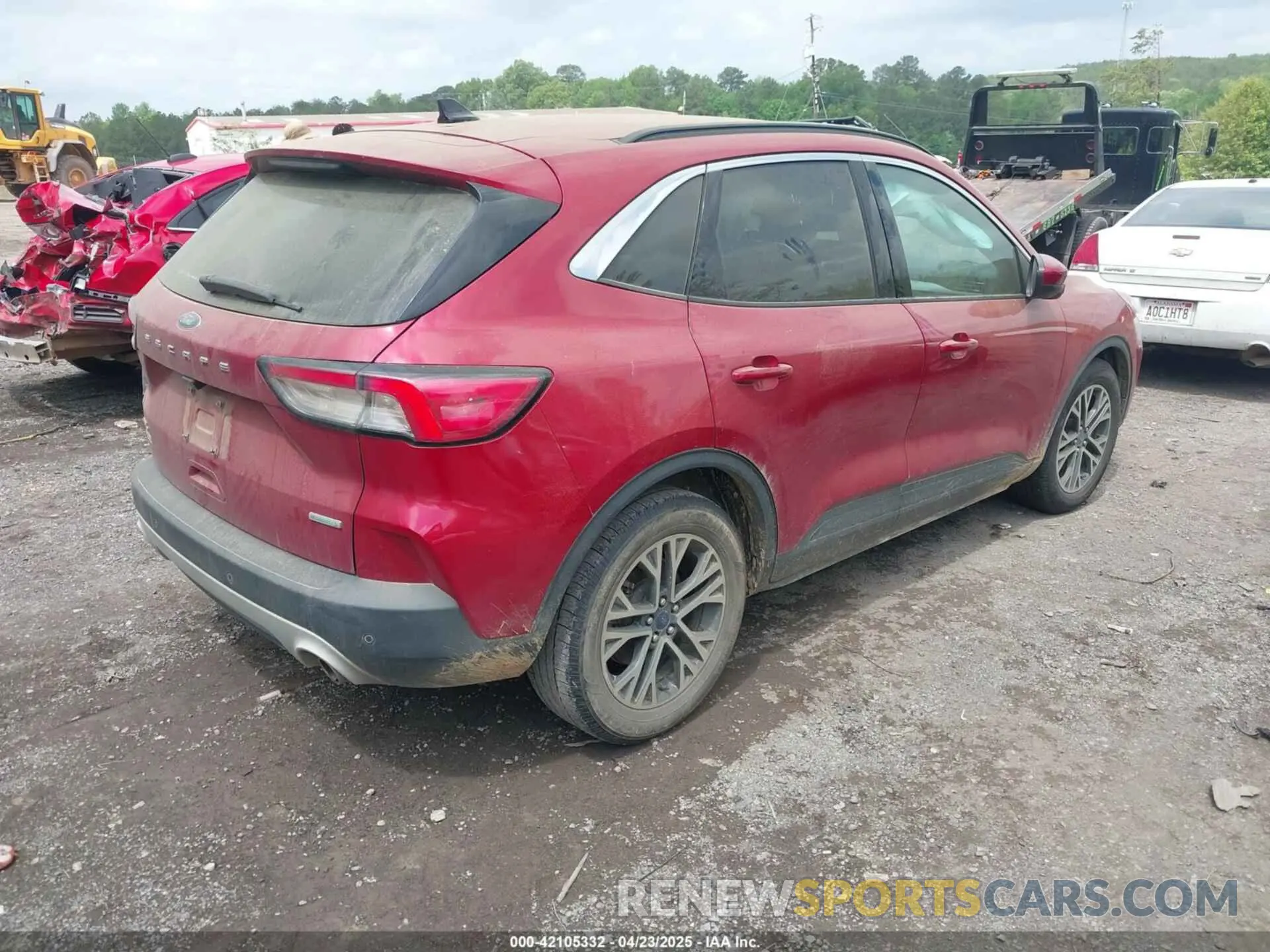 4 Фотография поврежденного автомобиля 1FMCU0H68LUA67514 FORD ESCAPE 2020