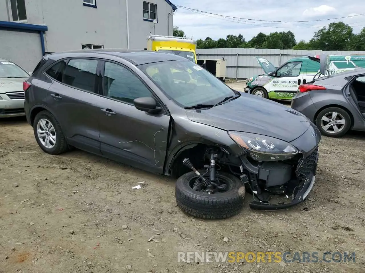 4 Photograph of a damaged car 1FMCU9F63LUA19619 FORD ESCAPE 2020