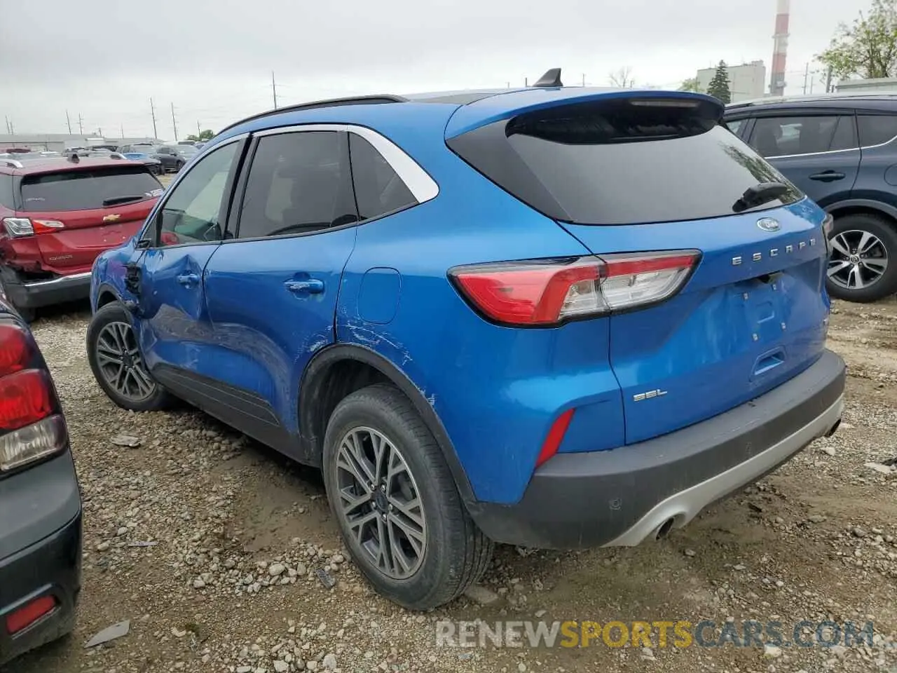 2 Фотография поврежденного автомобиля 1FMCU9H6XLUC40518 FORD ESCAPE 2020