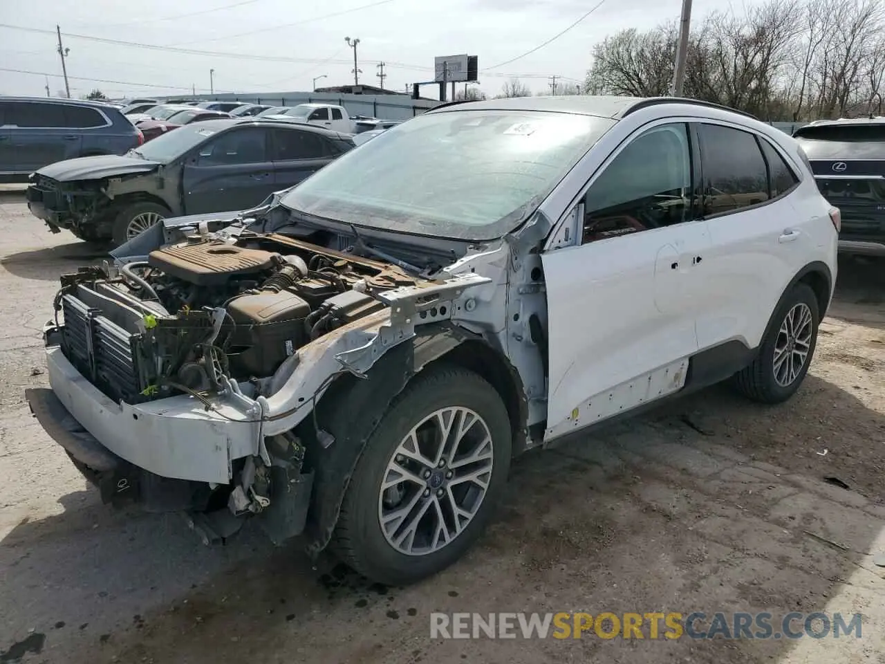 1 Photograph of a damaged car 1FMCU9H9XLUA00296 FORD ESCAPE 2020