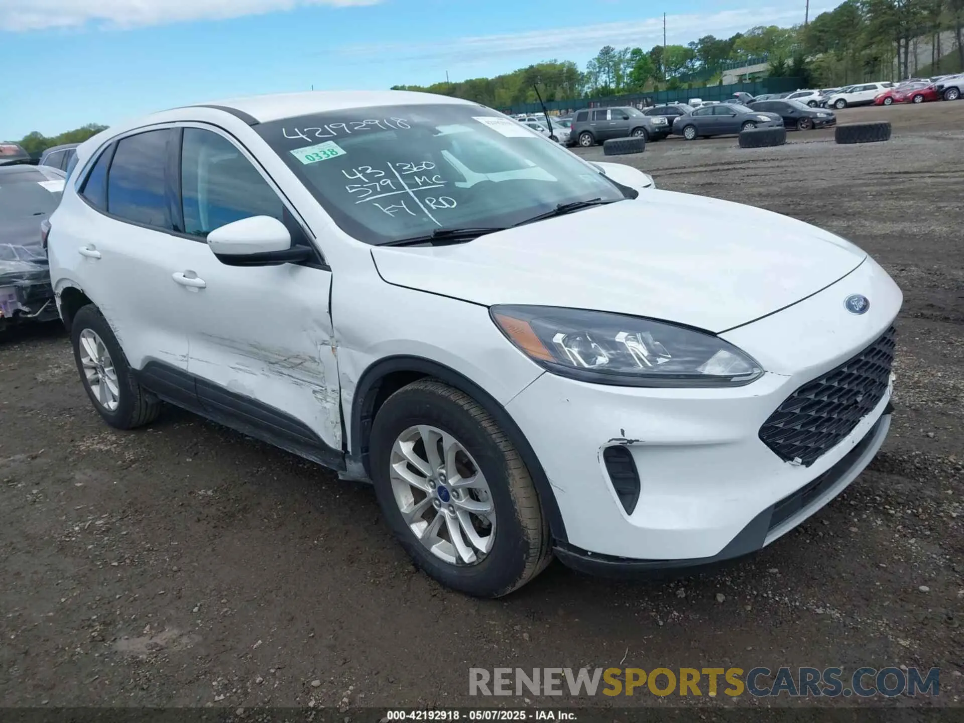 1 Photograph of a damaged car 1FMCU0BZ3MUB23654 FORD ESCAPE 2021