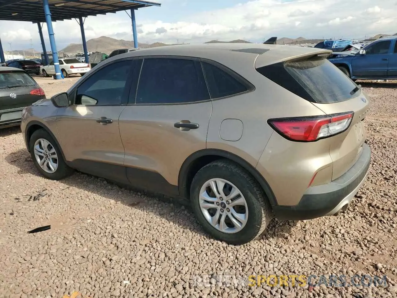 2 Photograph of a damaged car 1FMCU0F68MUA49292 FORD ESCAPE 2021