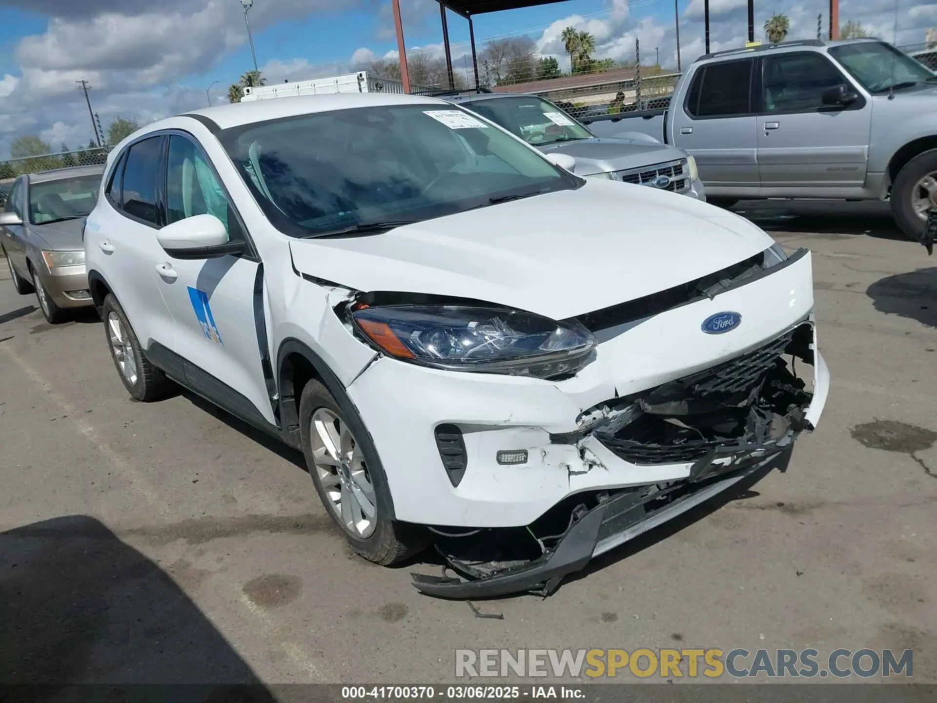 1 Photograph of a damaged car 1FMCU9BZ7MUB03055 FORD ESCAPE 2021