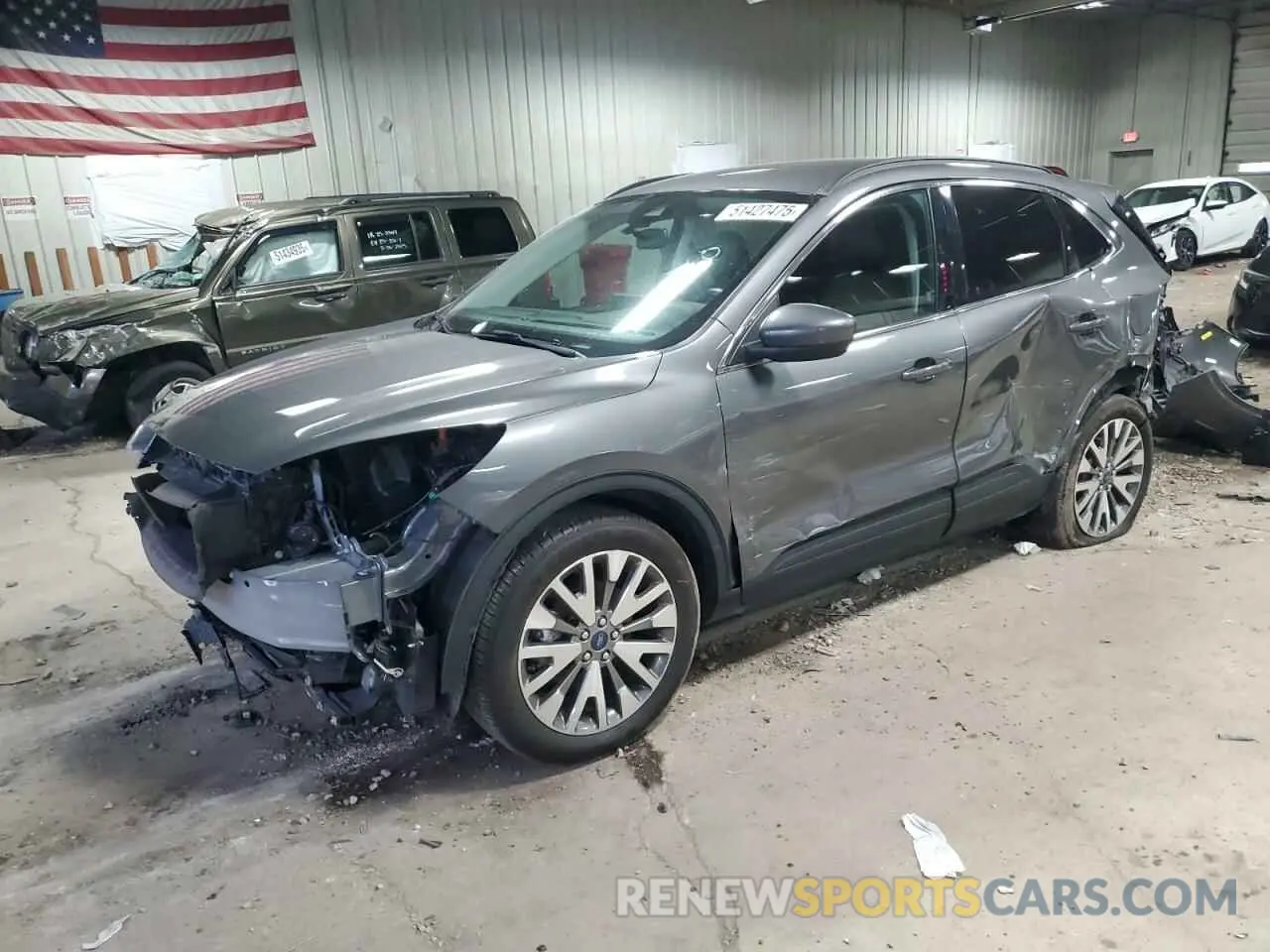 1 Photograph of a damaged car 1FMCU9DZ8MUA56194 FORD ESCAPE 2021