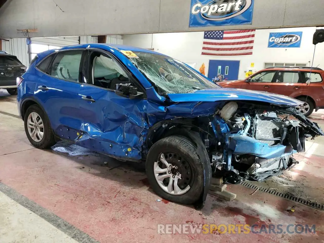 4 Фотография поврежденного автомобиля 1FMCU9F67MUA23299 FORD ESCAPE 2021