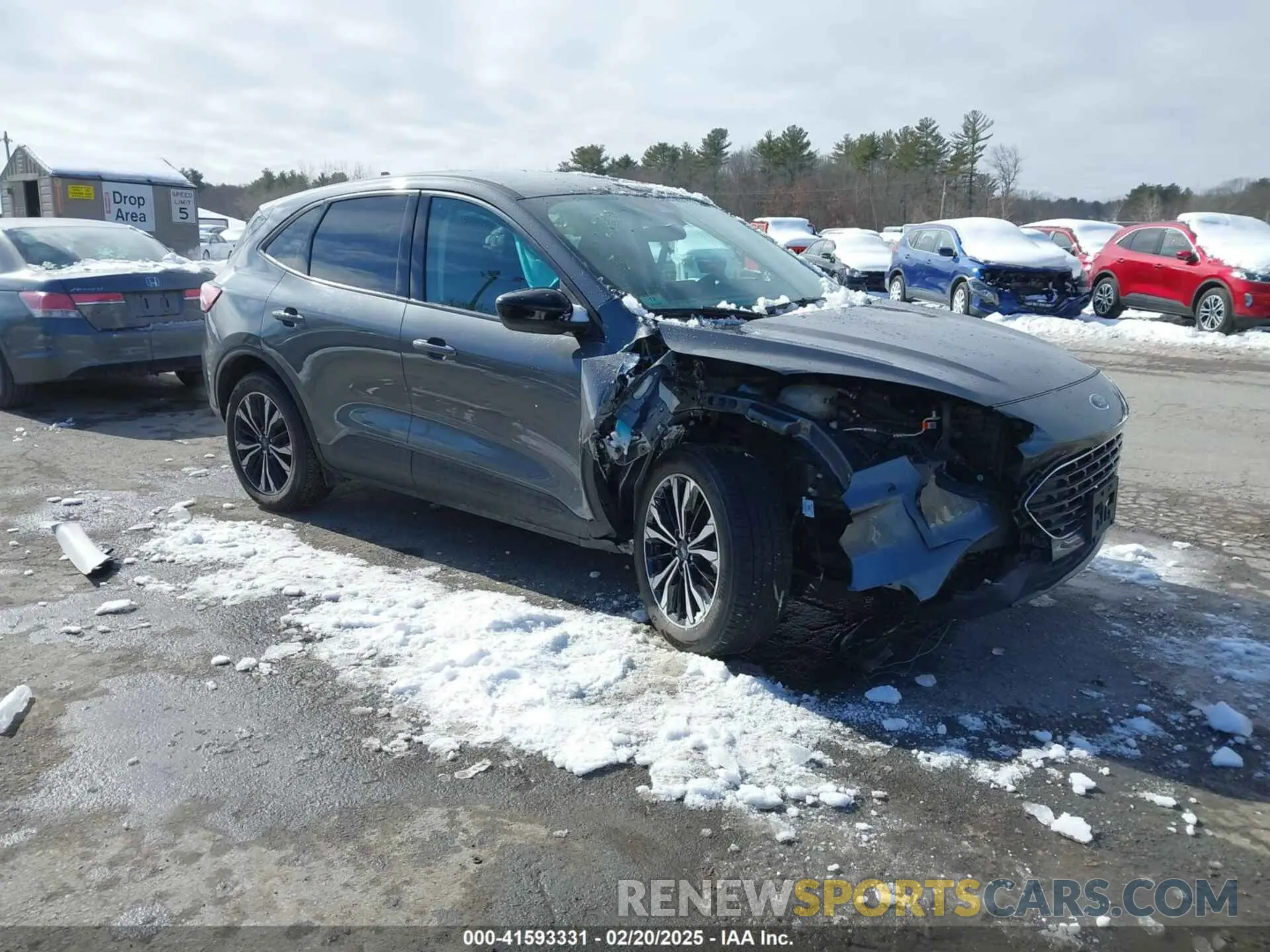 1 Photograph of a damaged car 1FMCU9G65MUA16155 FORD ESCAPE 2021