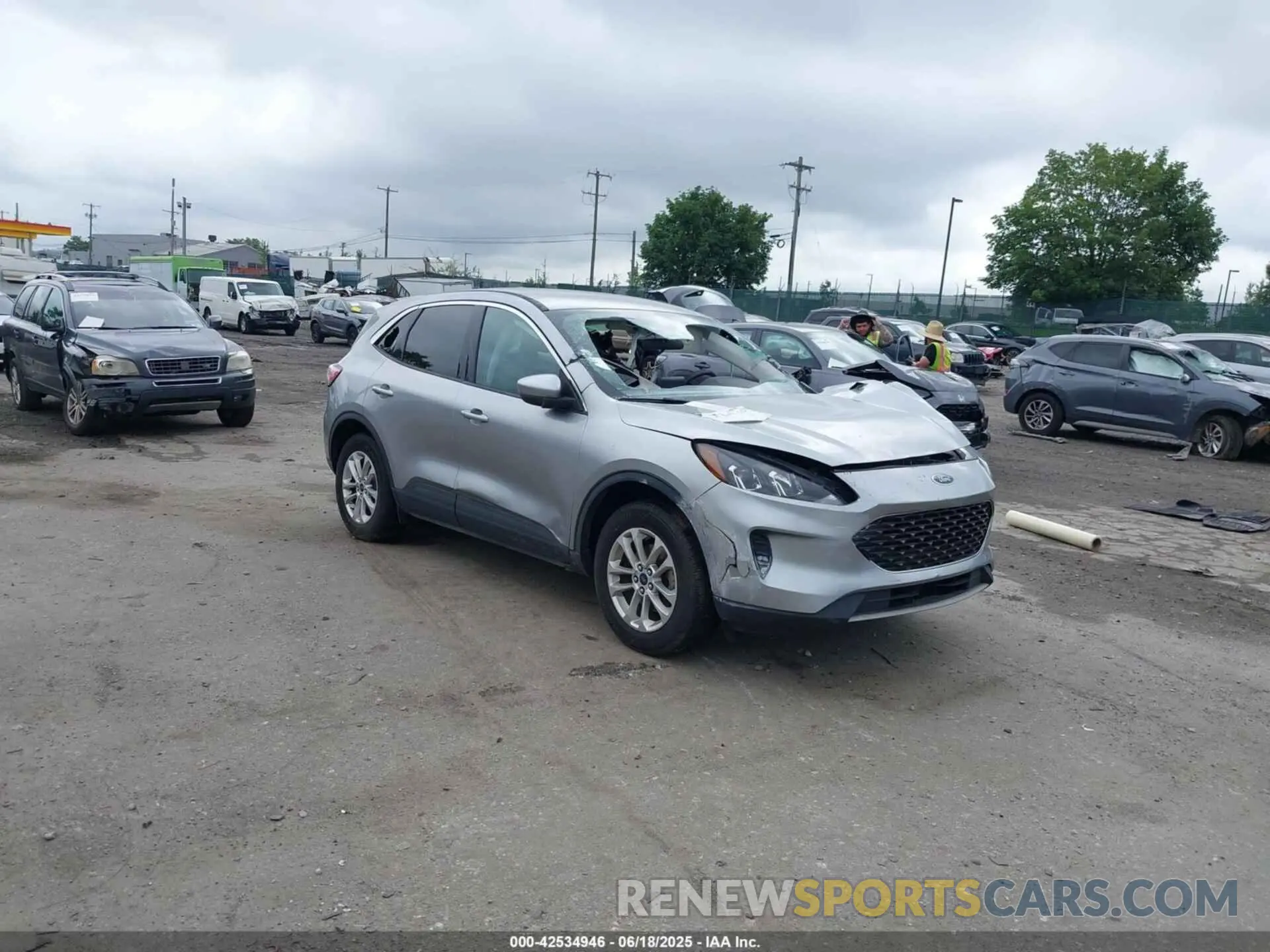 1 Фотография поврежденного автомобиля 1FMCU9G65MUA20352 FORD ESCAPE 2021
