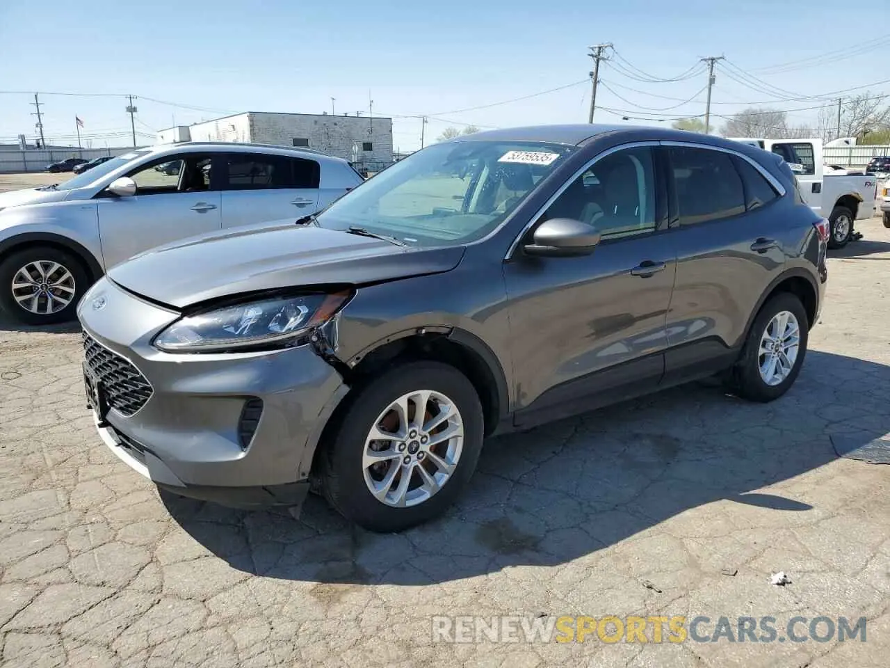 1 Photograph of a damaged car 1FMCU9G65MUA42447 FORD ESCAPE 2021