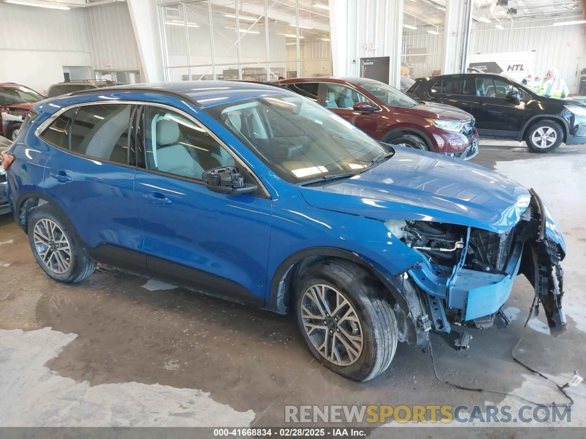 1 Photograph of a damaged car 1FMCU9H60MUA56545 FORD ESCAPE 2021