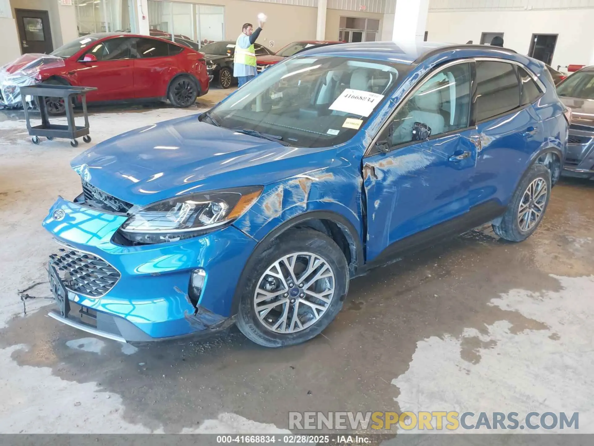 2 Photograph of a damaged car 1FMCU9H60MUA56545 FORD ESCAPE 2021
