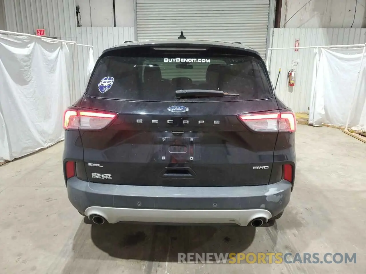 6 Photograph of a damaged car 1FMCU9H66MUA51320 FORD ESCAPE 2021