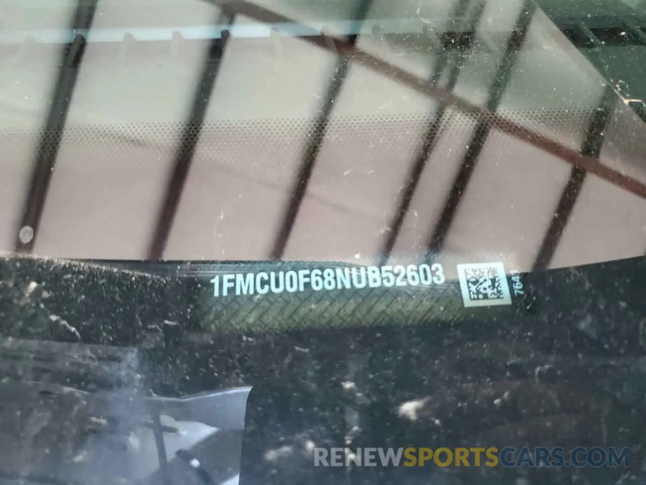 14 Photograph of a damaged car 1FMCU0F68NUB52603 FORD ESCAPE 2022