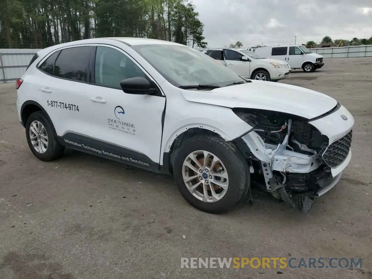 4 Фотография поврежденного автомобиля 1FMCU0G68NUB59727 FORD ESCAPE 2022