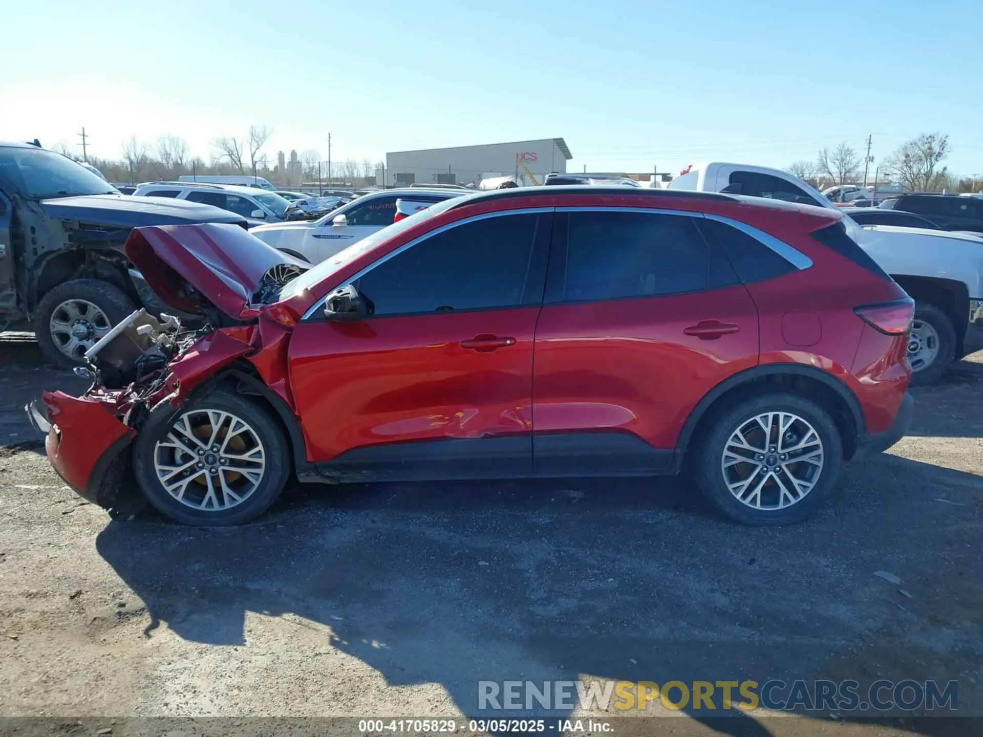 14 Фотография поврежденного автомобиля 1FMCU0H65NUA79350 FORD ESCAPE 2022