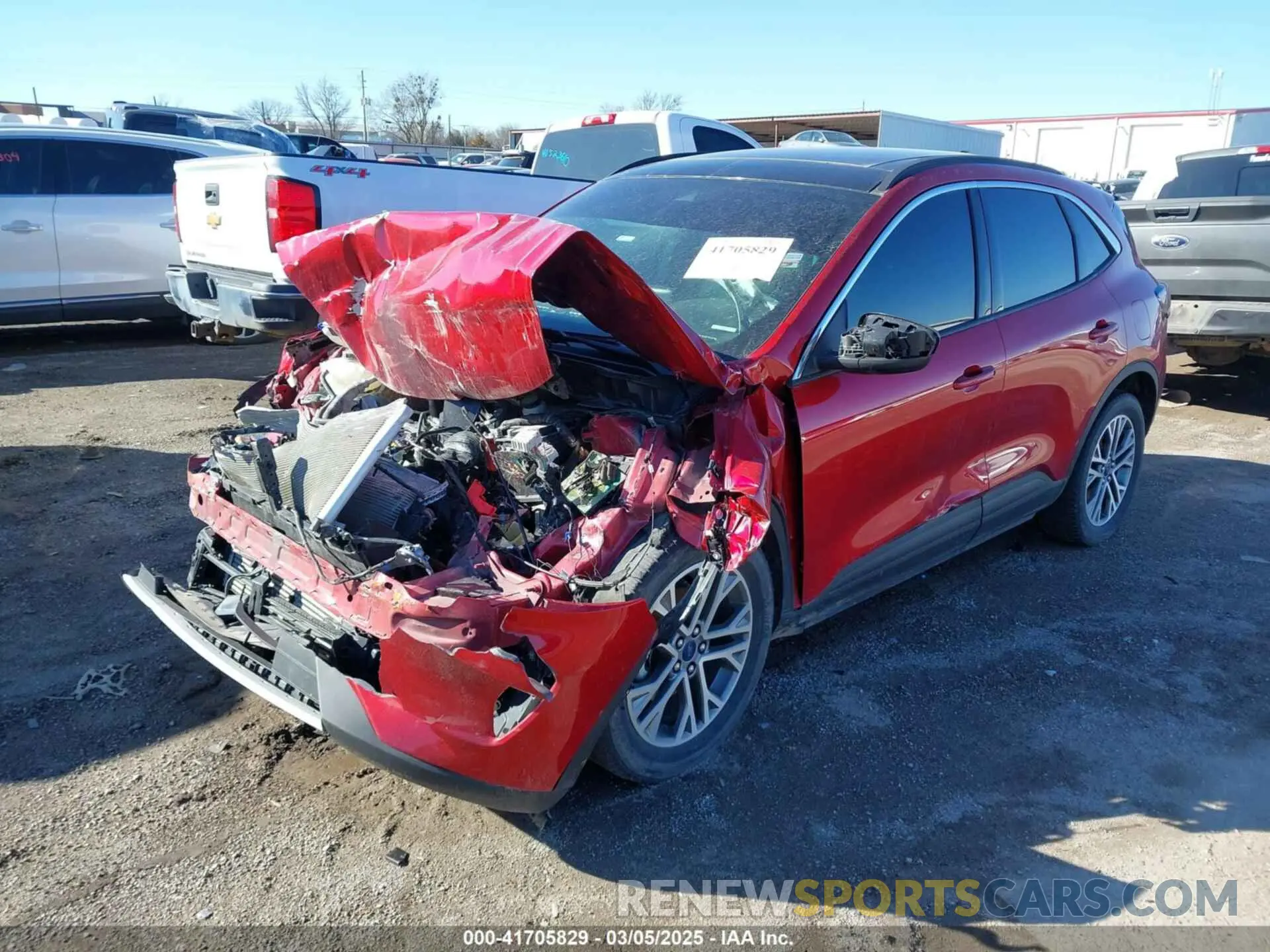 2 Фотография поврежденного автомобиля 1FMCU0H65NUA79350 FORD ESCAPE 2022