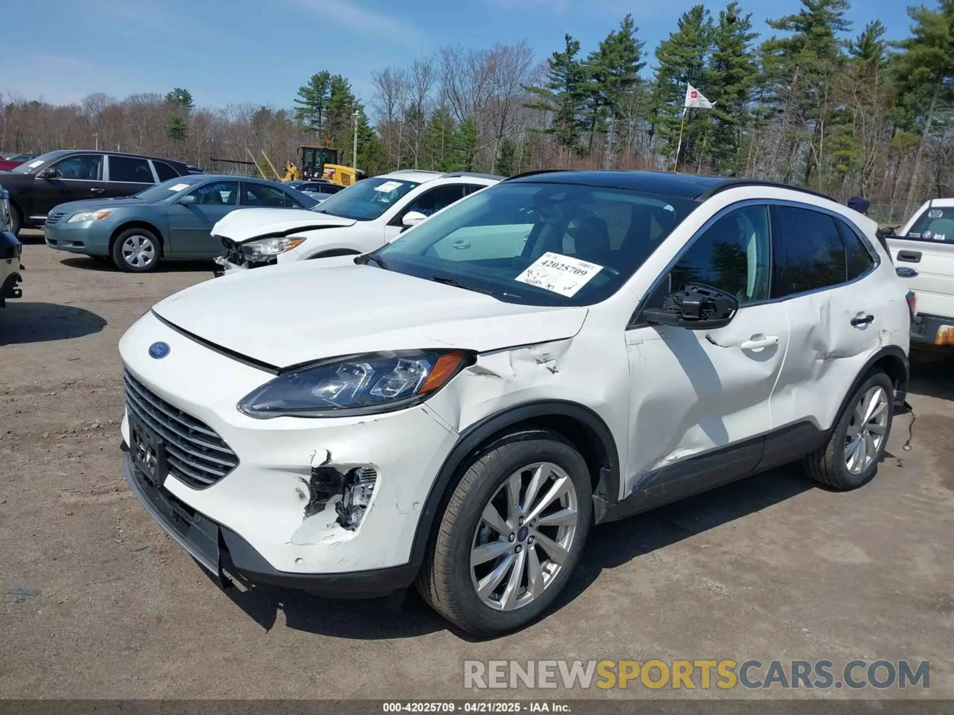 6 Фотография поврежденного автомобиля 1FMCU9DZ5NUA11487 FORD ESCAPE 2022