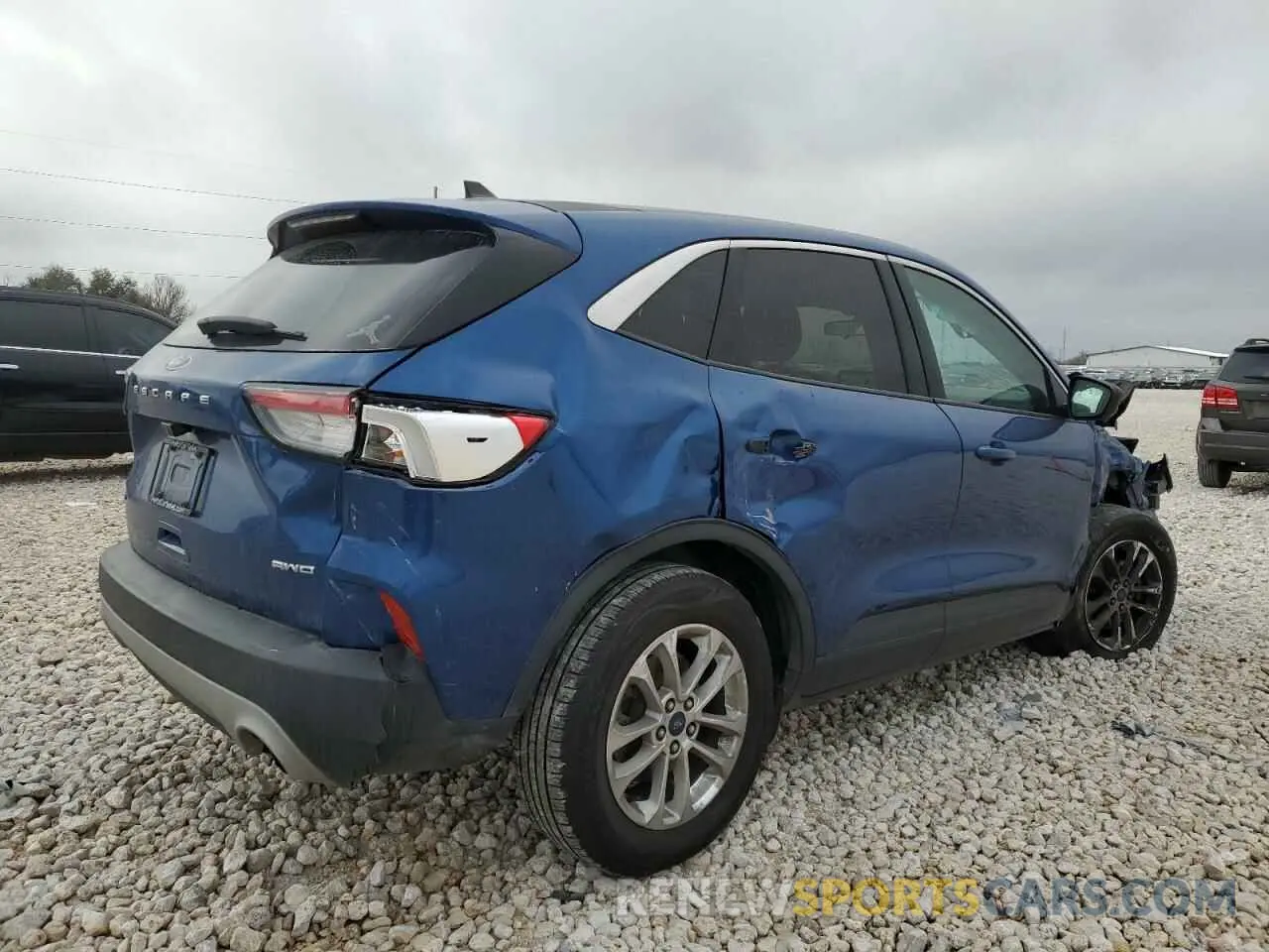 3 Photograph of a damaged car 1FMCU9G60NUA69749 FORD ESCAPE 2022