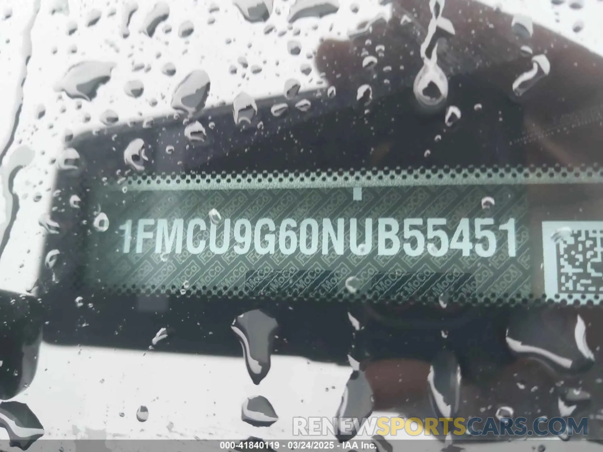 9 Фотография поврежденного автомобиля 1FMCU9G60NUB55451 FORD ESCAPE 2022
