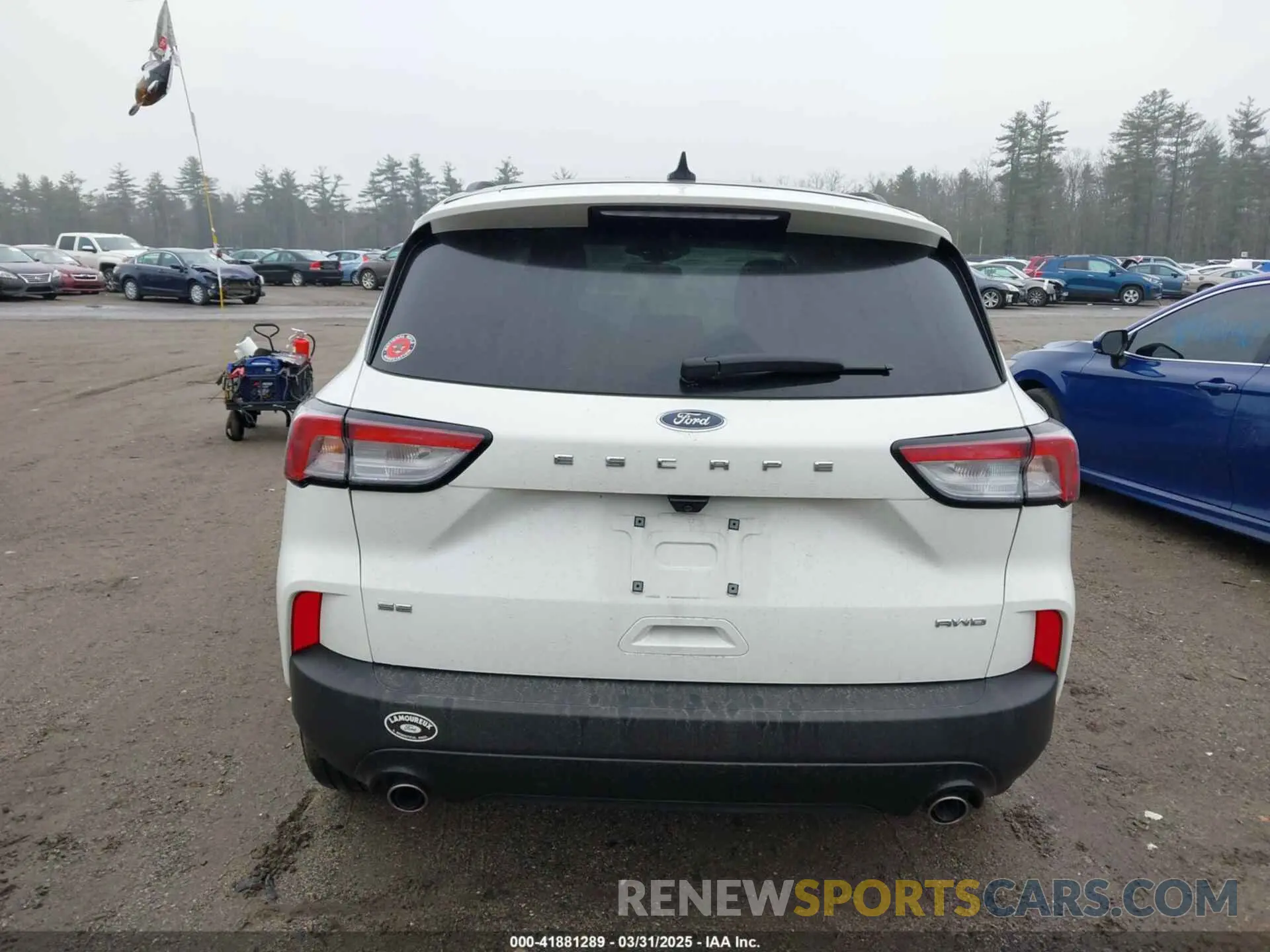 16 Фотография поврежденного автомобиля 1FMCU9G61NUB07019 FORD ESCAPE 2022