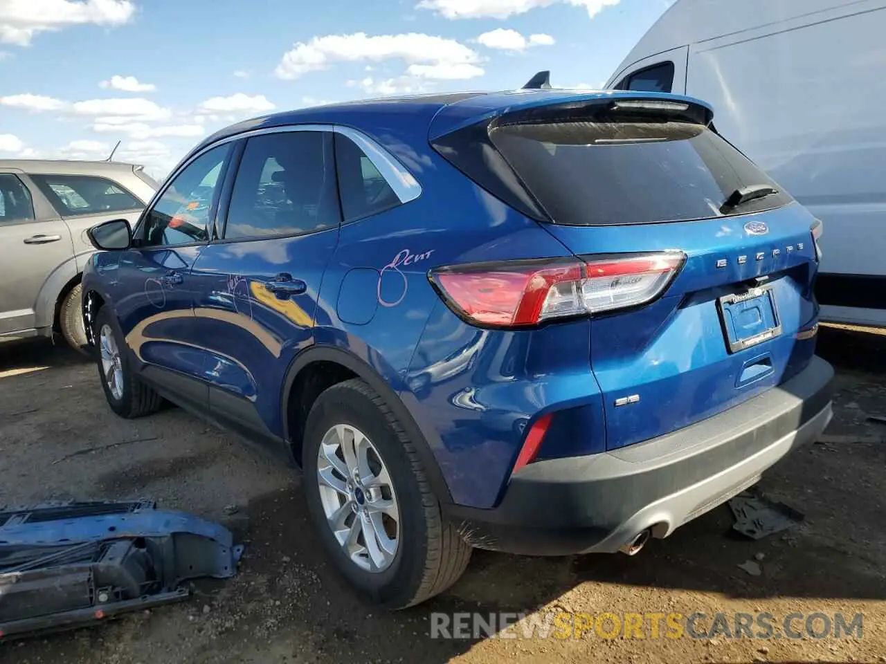 2 Фотография поврежденного автомобиля 1FMCU9G61NUB22605 FORD ESCAPE 2022