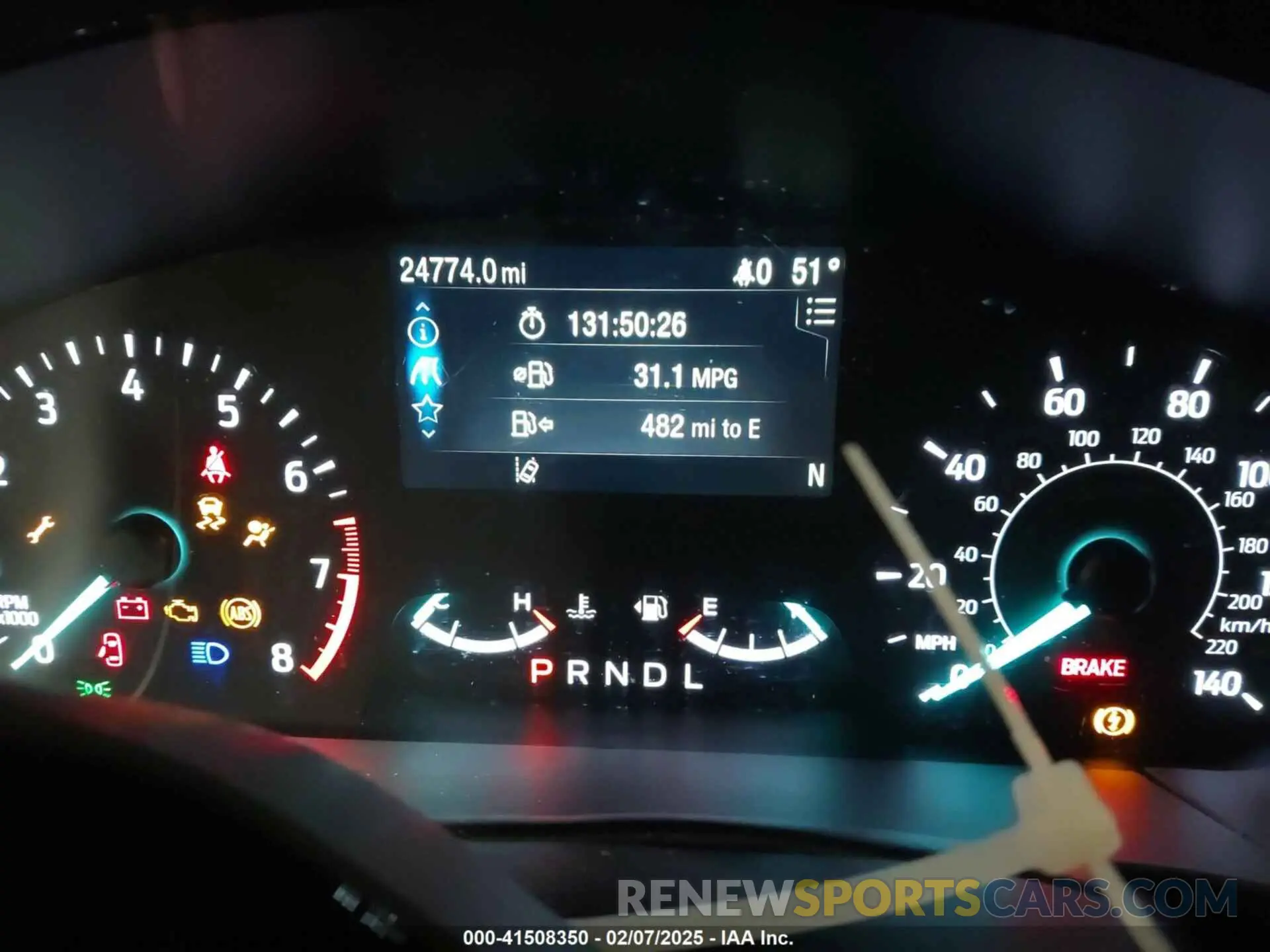 7 Фотография поврежденного автомобиля 1FMCU9G66NUA93098 FORD ESCAPE 2022