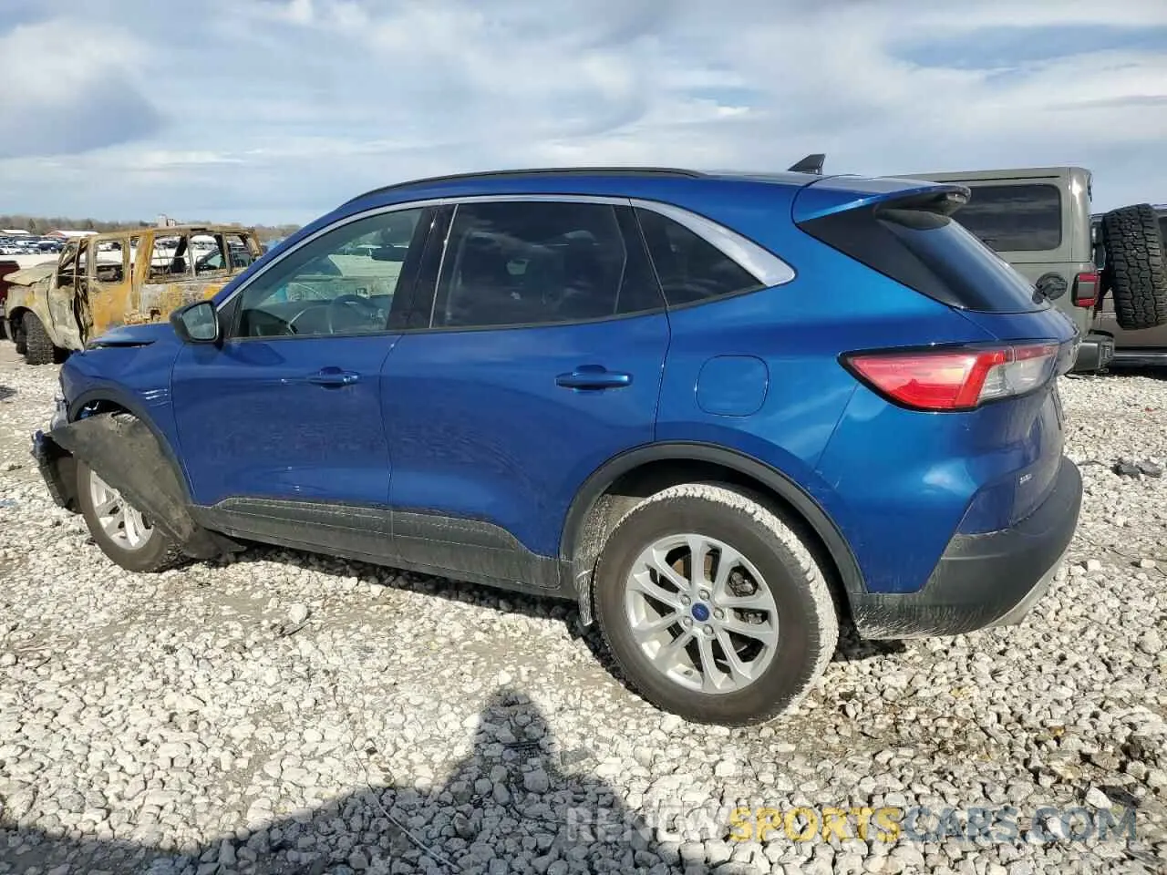 2 Фотография поврежденного автомобиля 1FMCU9G69NUA79681 FORD ESCAPE 2022
