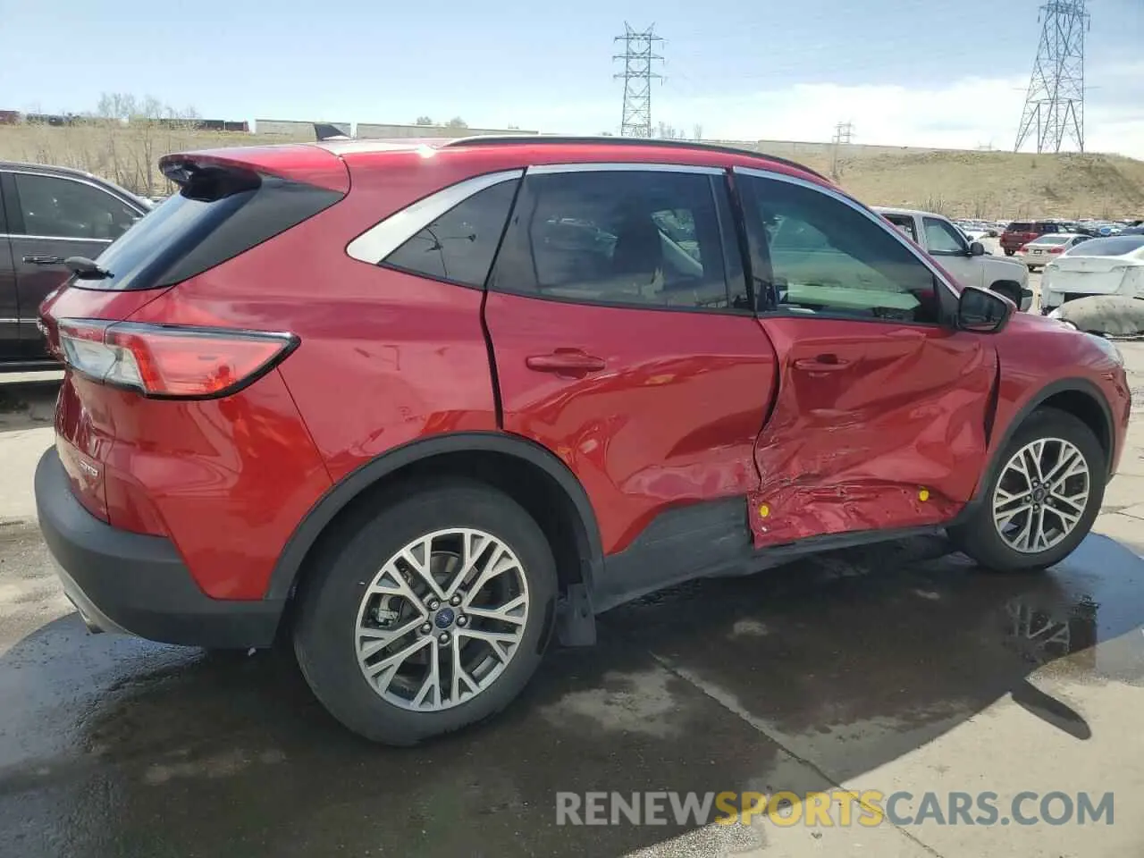 3 Photograph of a damaged car 1FMCU9H68NUB29405 FORD ESCAPE 2022