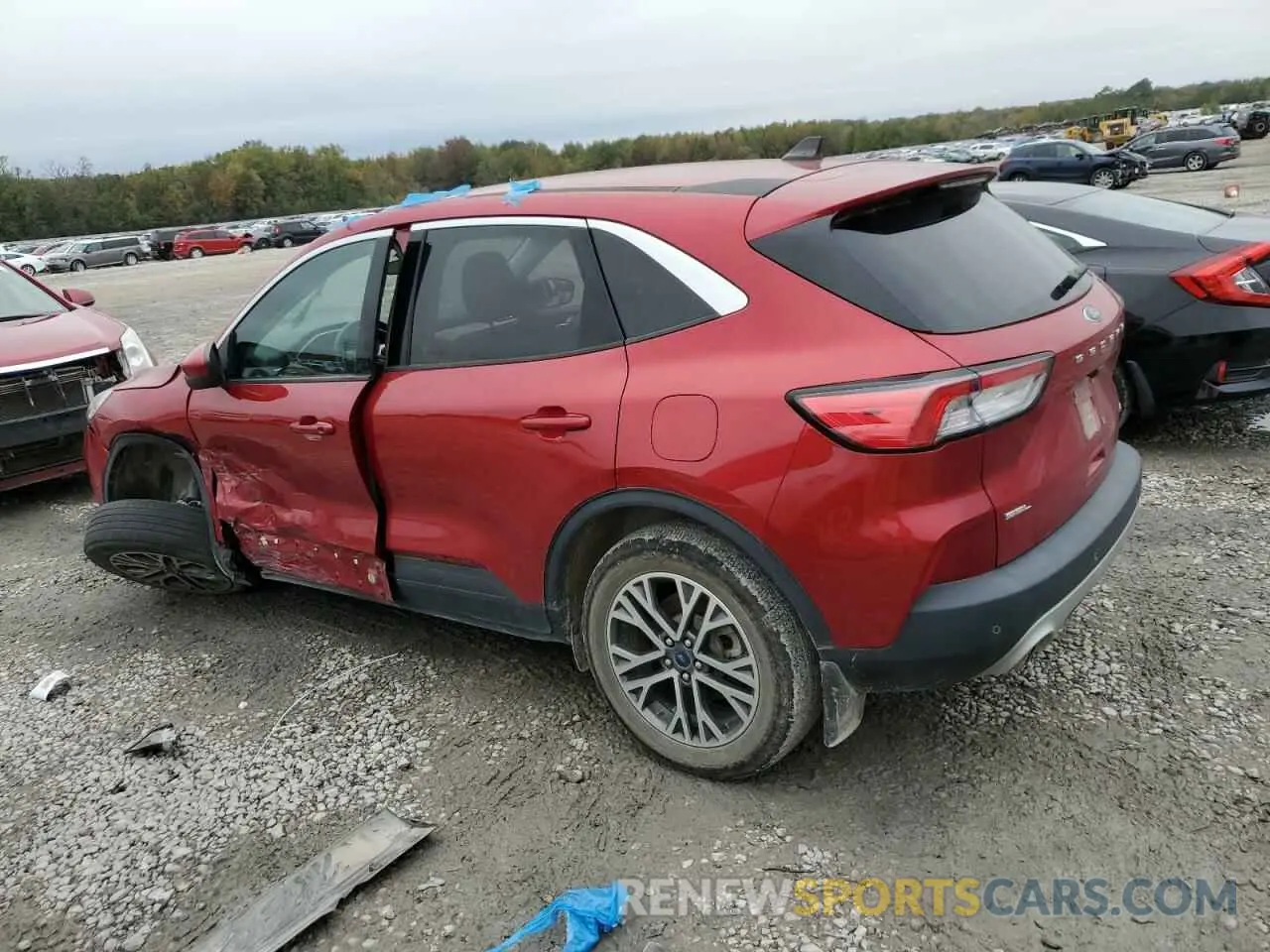 2 Фотография поврежденного автомобиля 1FMCU9H93NUA25155 FORD ESCAPE 2022