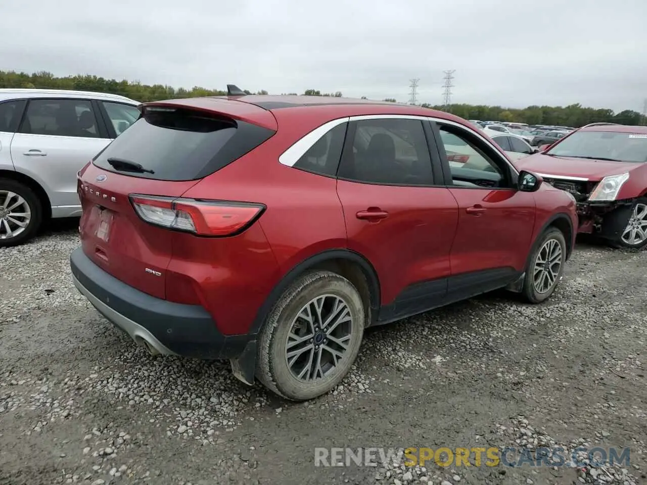 3 Фотография поврежденного автомобиля 1FMCU9H93NUA25155 FORD ESCAPE 2022