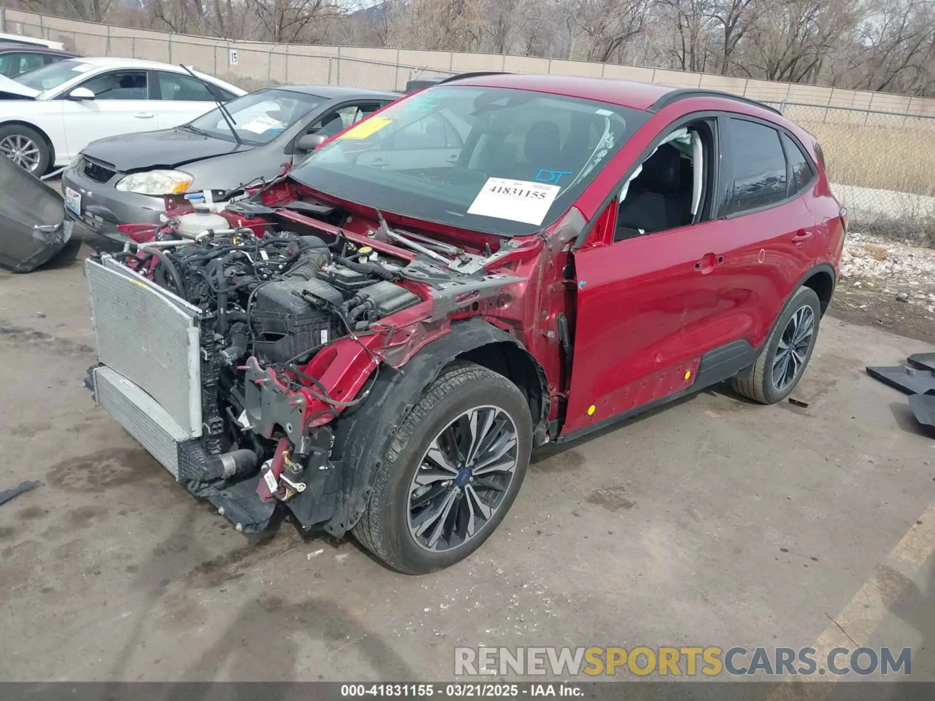 2 Photograph of a damaged car 1FMCU9H96NUA09158 FORD ESCAPE 2022