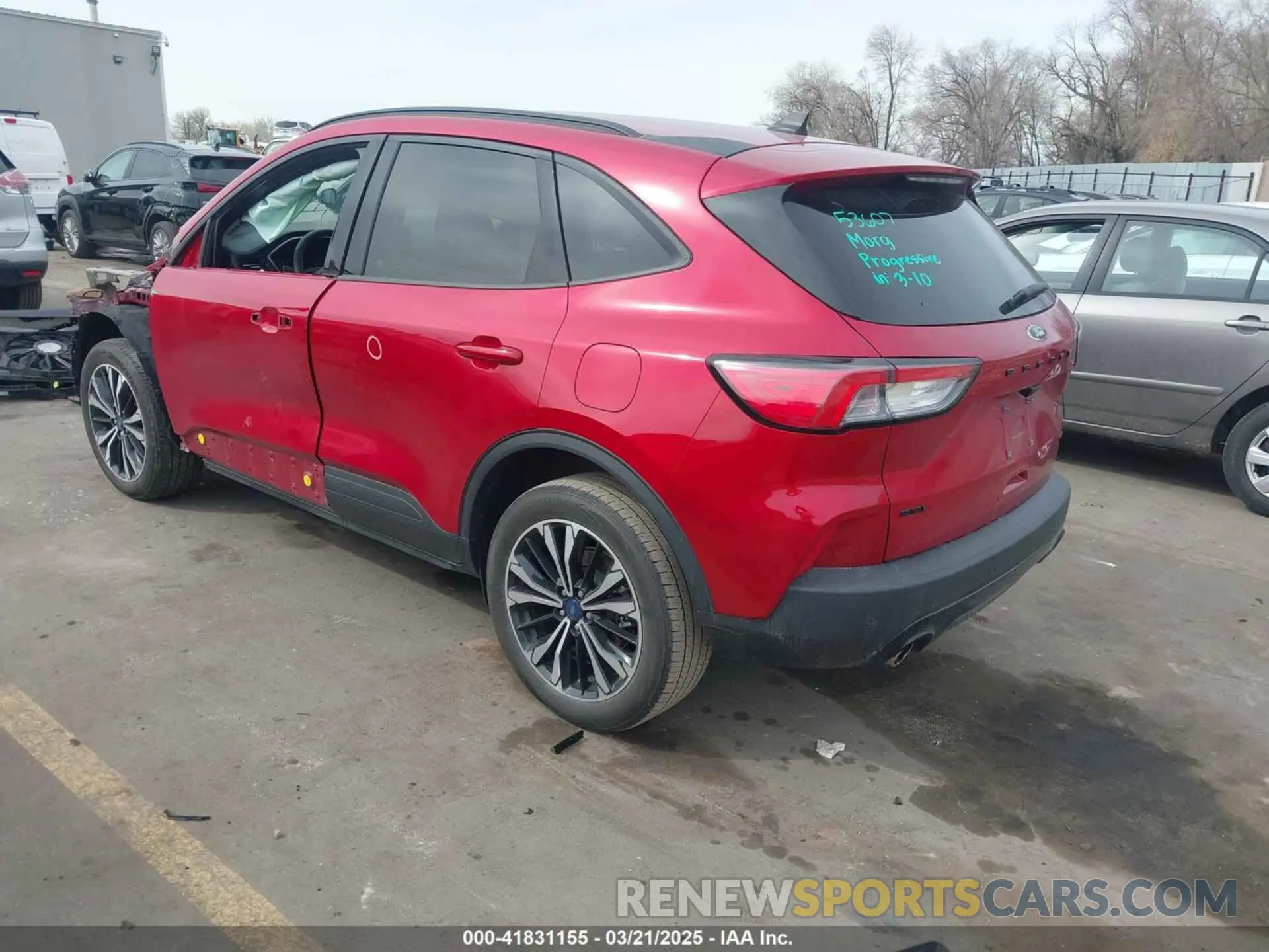 3 Photograph of a damaged car 1FMCU9H96NUA09158 FORD ESCAPE 2022