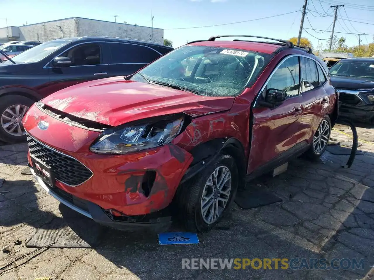 1 Фотография поврежденного автомобиля 1FMCU9H9XNUB06086 FORD ESCAPE 2022