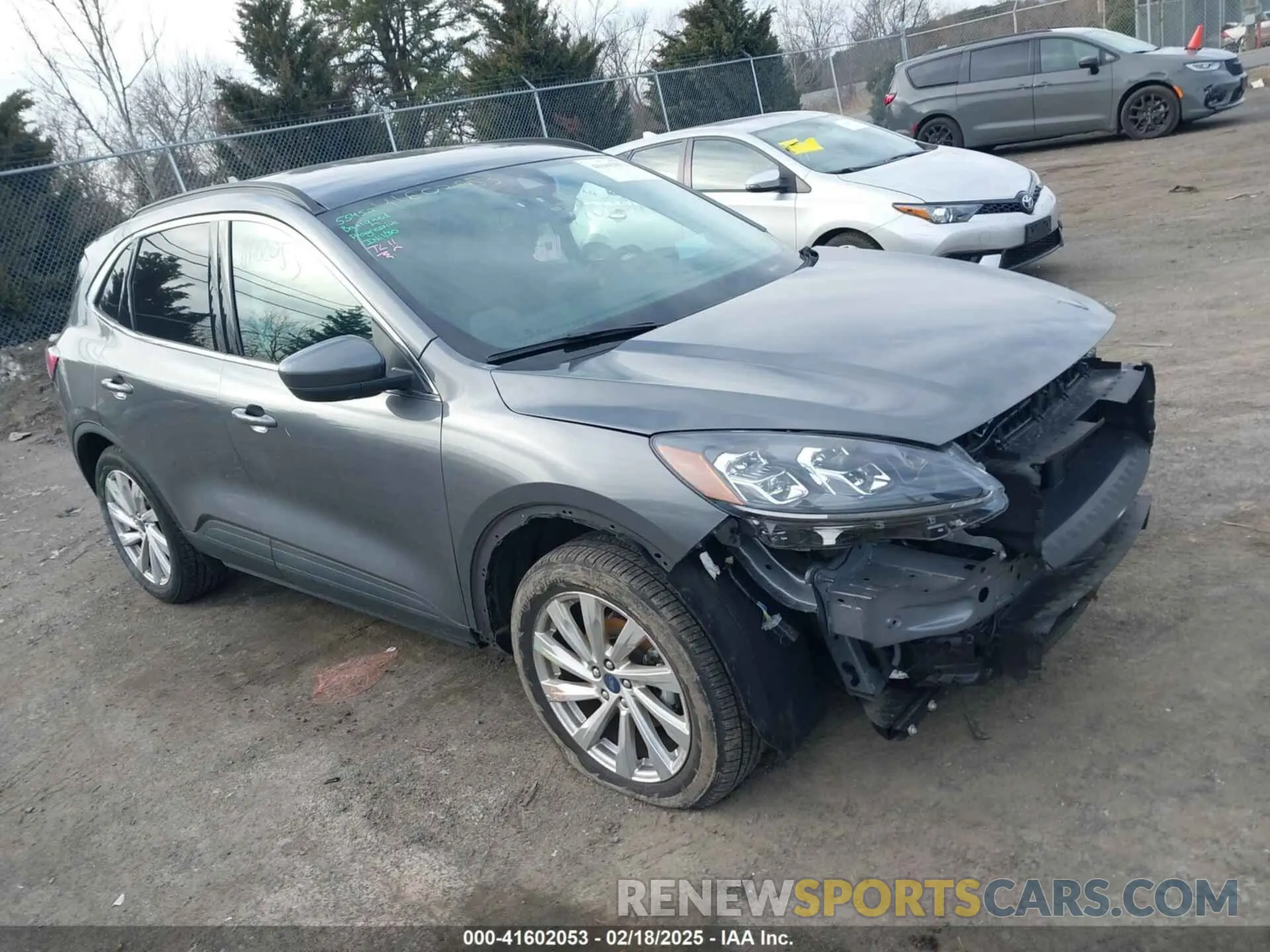 1 Photograph of a damaged car 1FMCU9J95NUB58123 FORD ESCAPE 2022