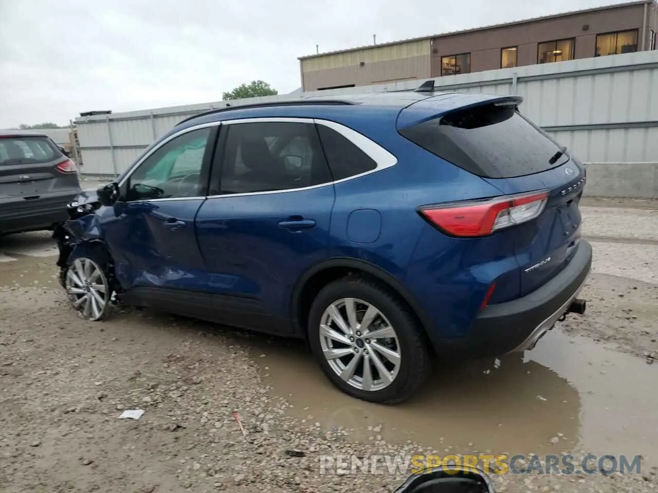 2 Photograph of a damaged car 1FMCU9J95NUB64746 FORD ESCAPE 2022