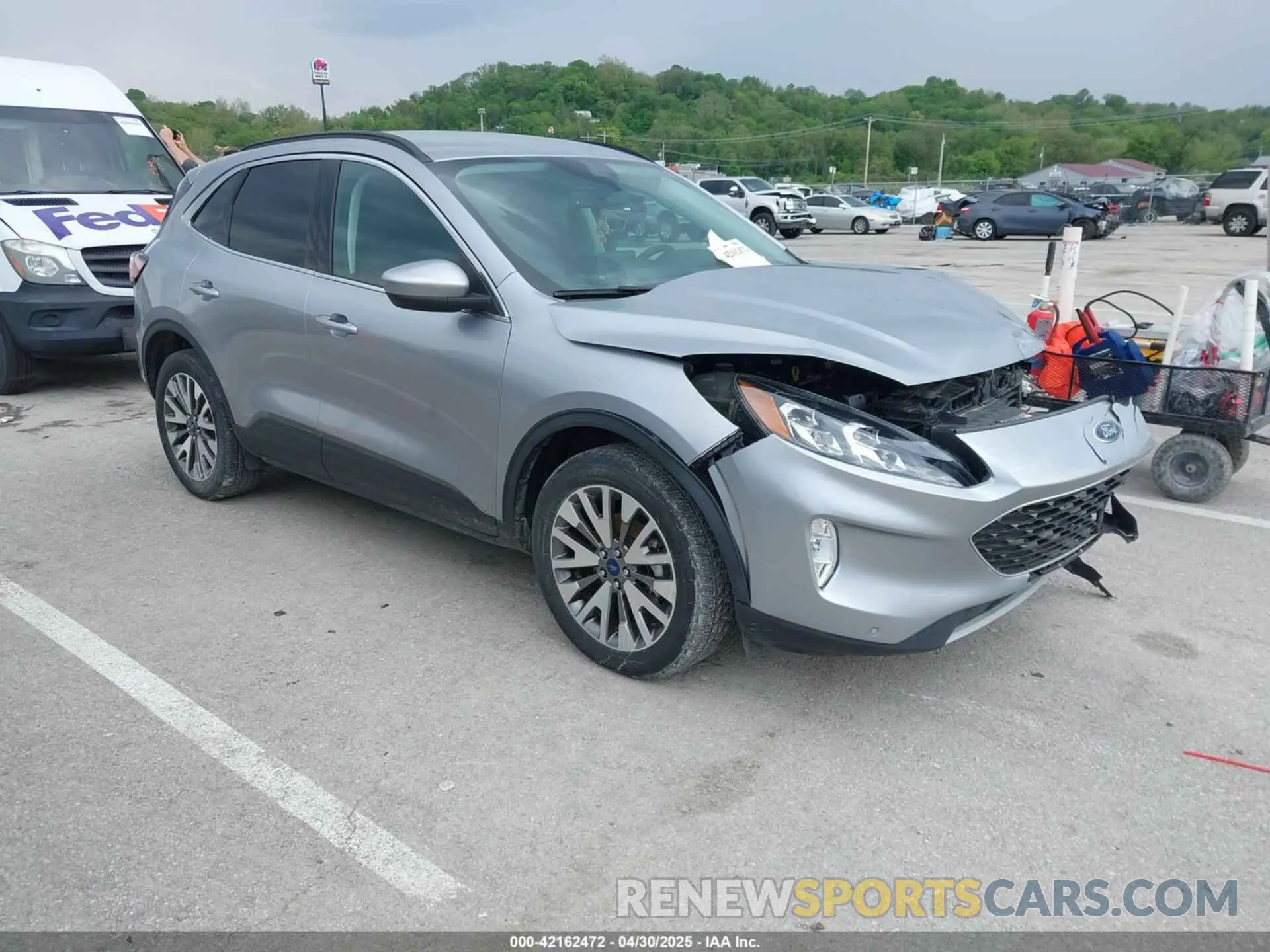 1 Photograph of a damaged car 1FMCU9J96NUA73047 FORD ESCAPE 2022