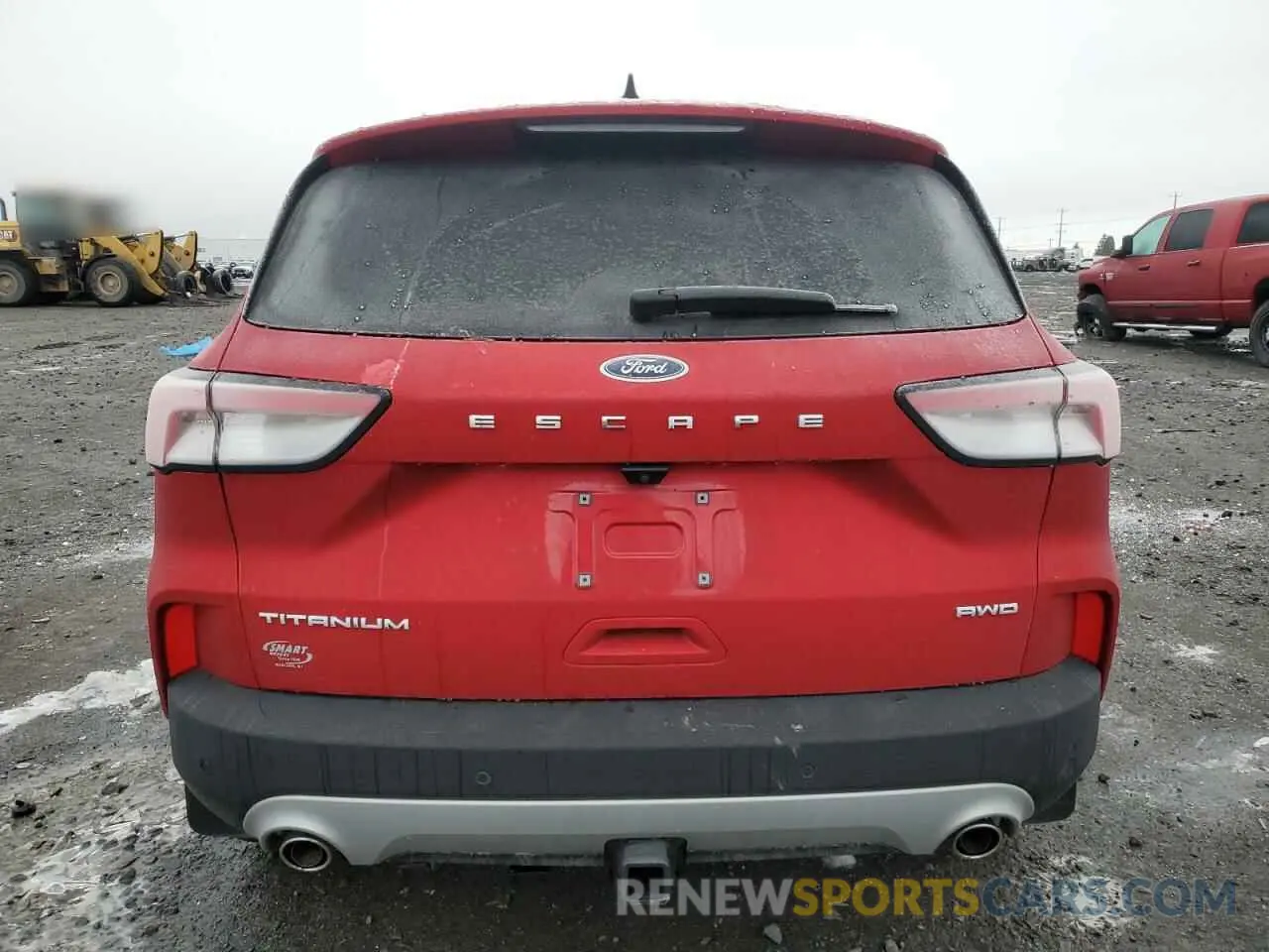 6 Photograph of a damaged car 1FMCU9J96NUB67817 FORD ESCAPE 2022