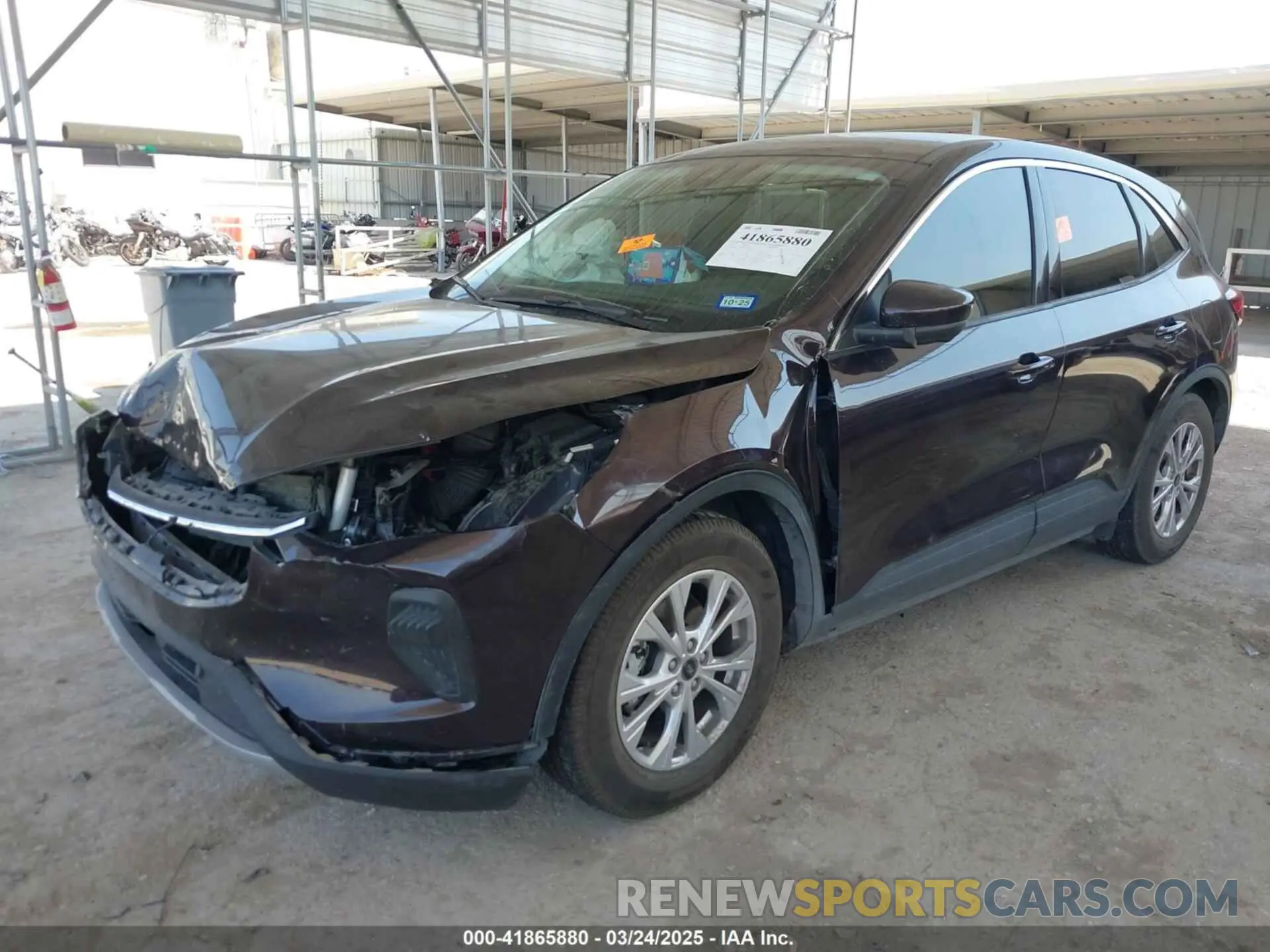 2 Photograph of a damaged car 1FMCU0GN6PUA24398 FORD ESCAPE 2023