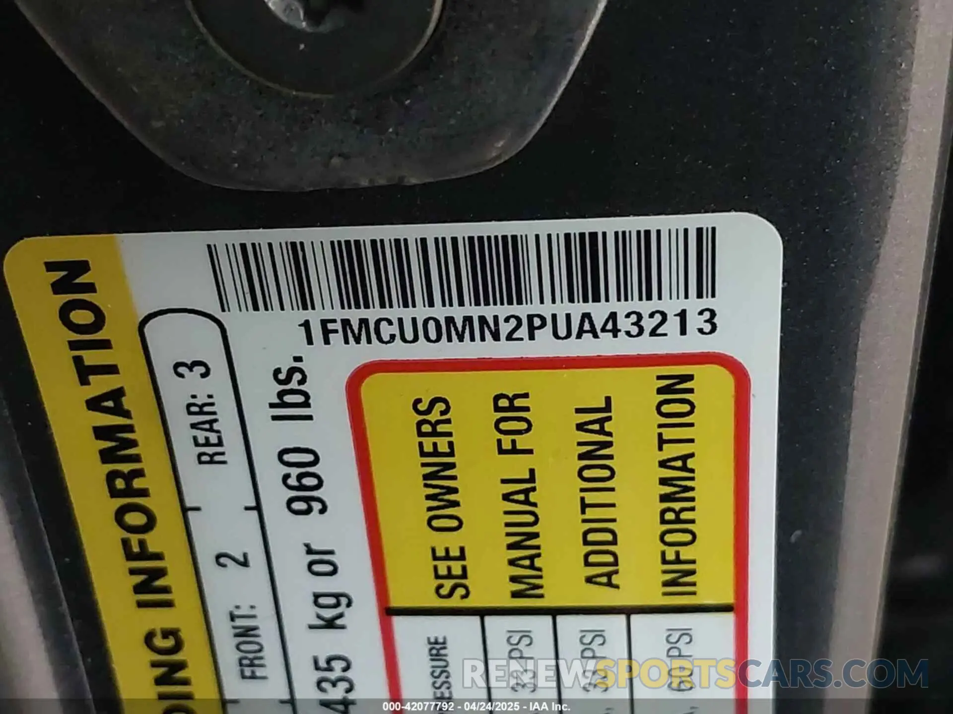 9 Фотография поврежденного автомобиля 1FMCU0MN2PUA43213 FORD ESCAPE 2023