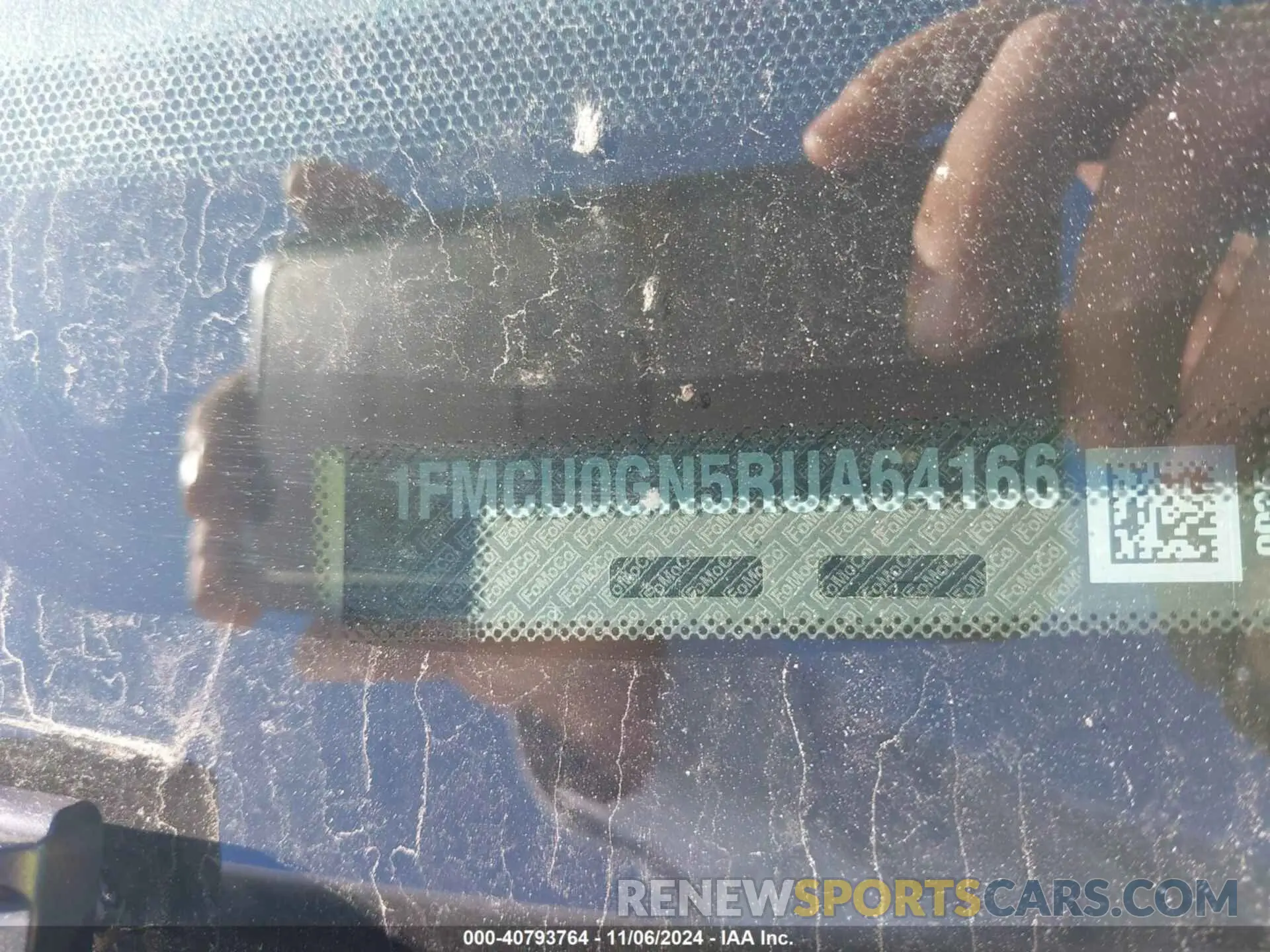 18 Фотография поврежденного автомобиля 1FMCU0GN5RUA64166 FORD ESCAPE 2024