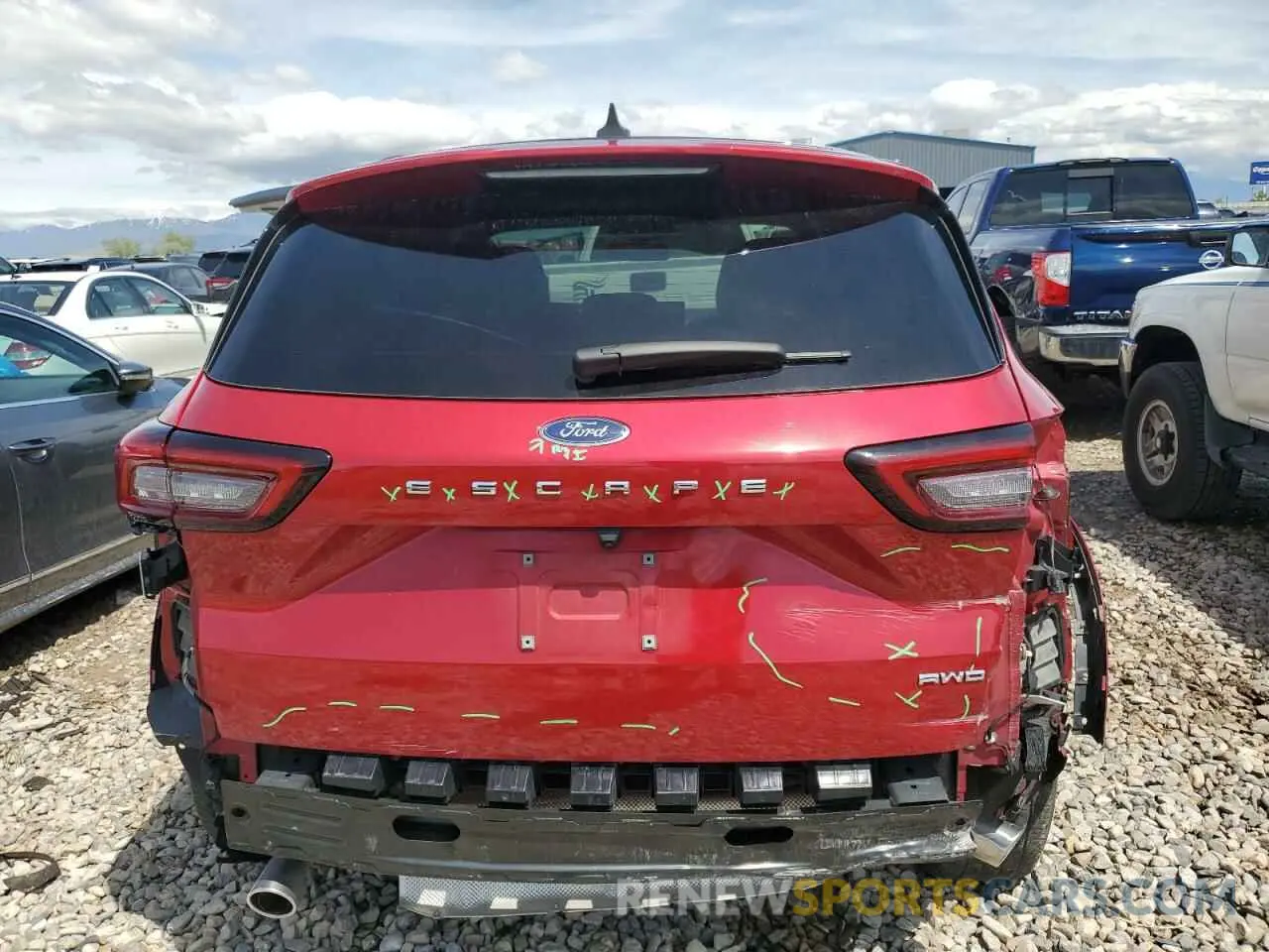 6 Photograph of a damaged car 1FMCU9PA2PUA66407 FORD ESCAPE ST 2023