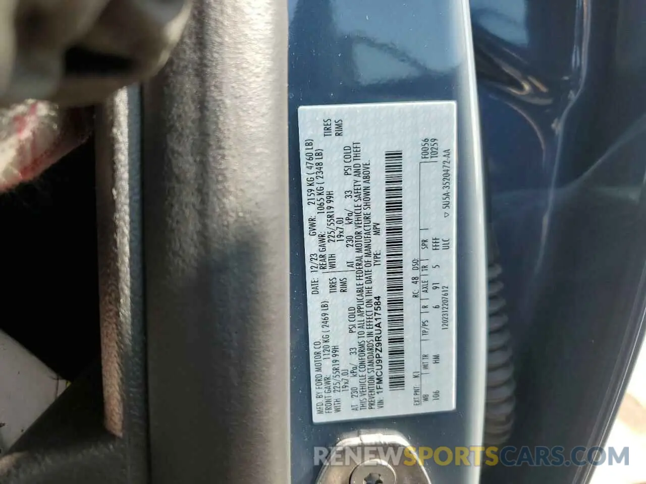 13 Фотография поврежденного автомобиля 1FMCU9PZ9RUA17584 FORD ESCAPE ST 2024
