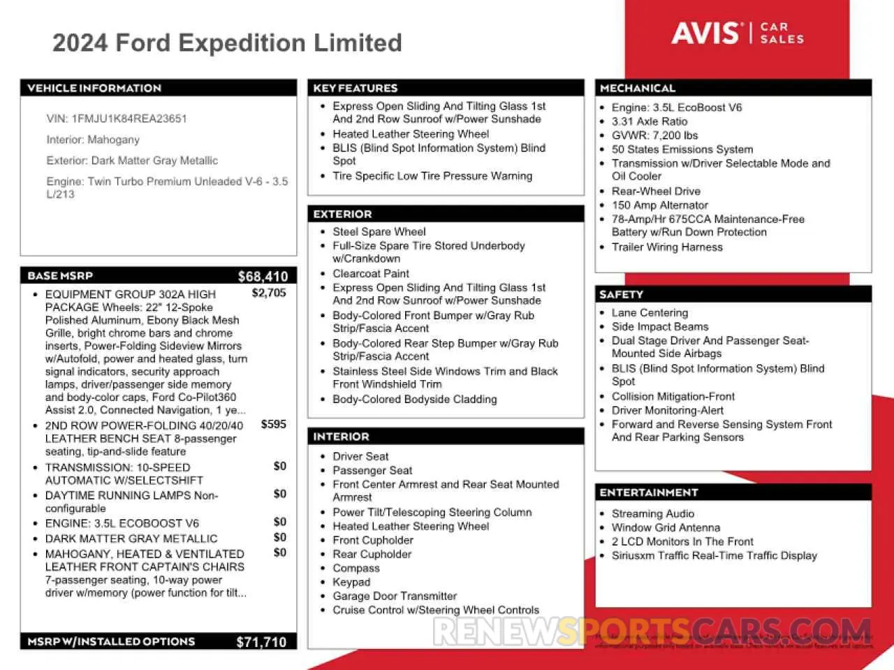 13 Photograph of a damaged car 1FMJU1K84REA23651 FORD EXPEDITION 2024