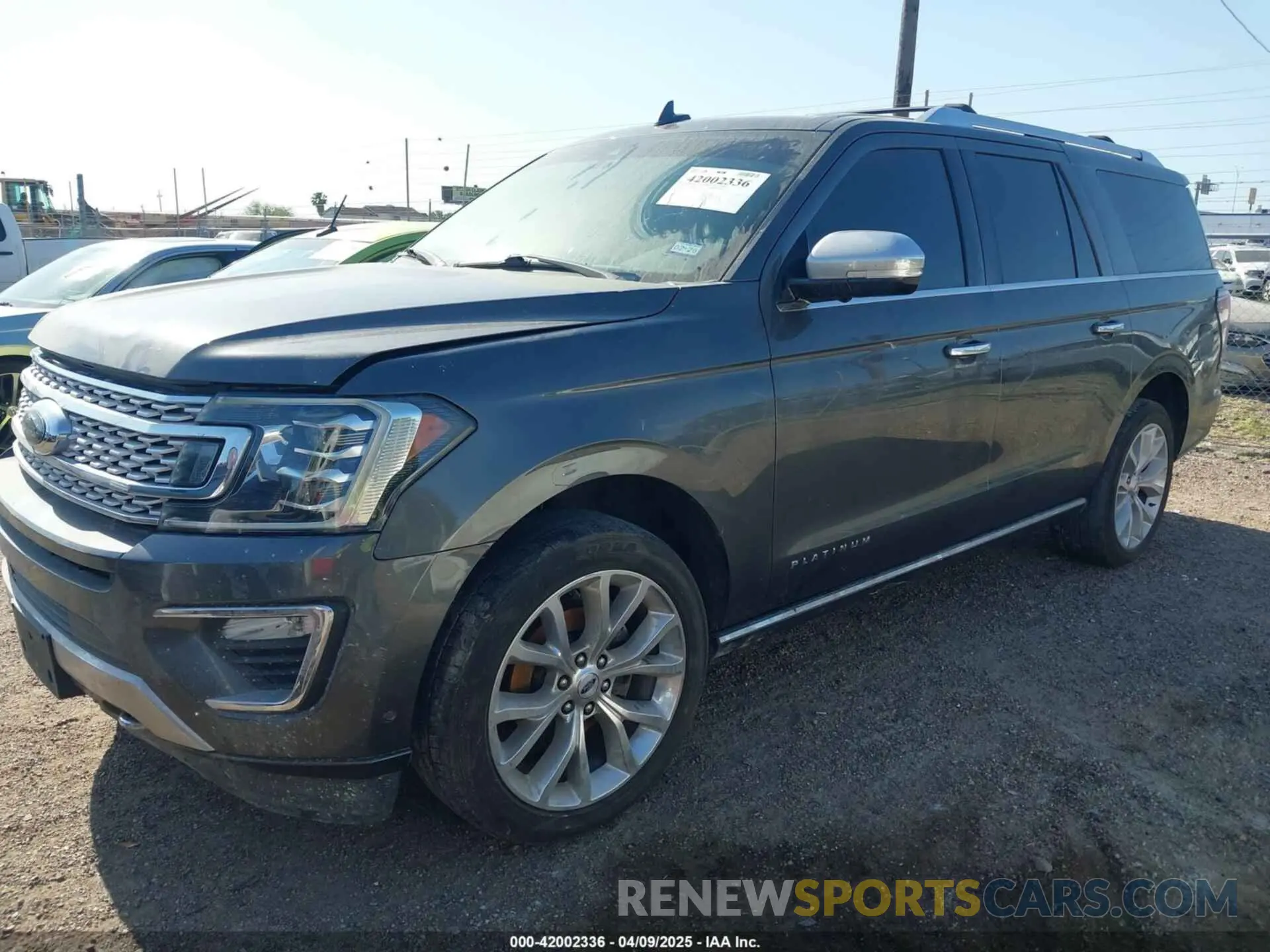 2 Photograph of a damaged car 1FMJK1MTXKEA68333 FORD EXPEDITION MAX 2019