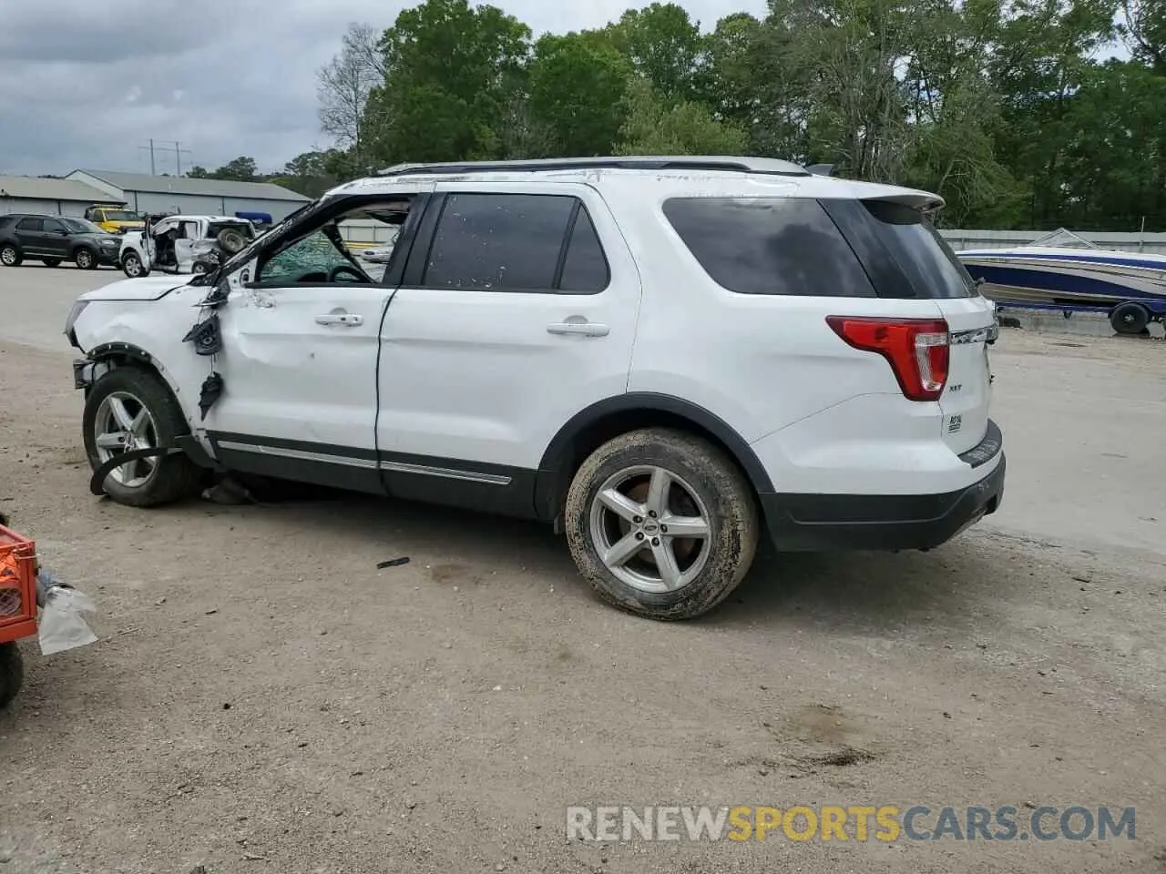 2 Photograph of a damaged car 1FM5K7D82KGB02799 FORD EXPLORER 2019