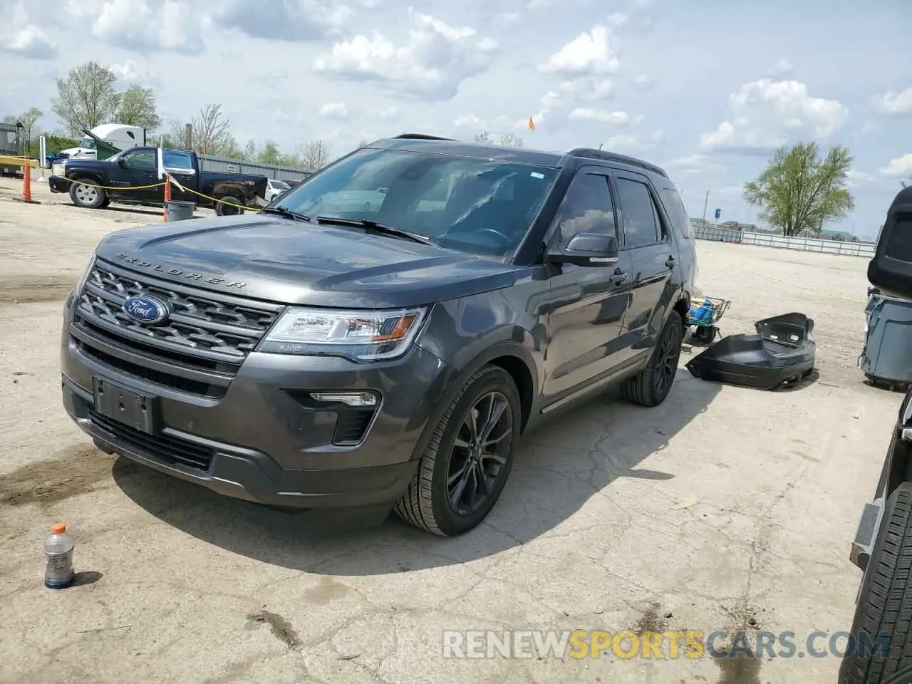 1 Photograph of a damaged car 1FM5K7D85KGA83357 FORD EXPLORER 2019