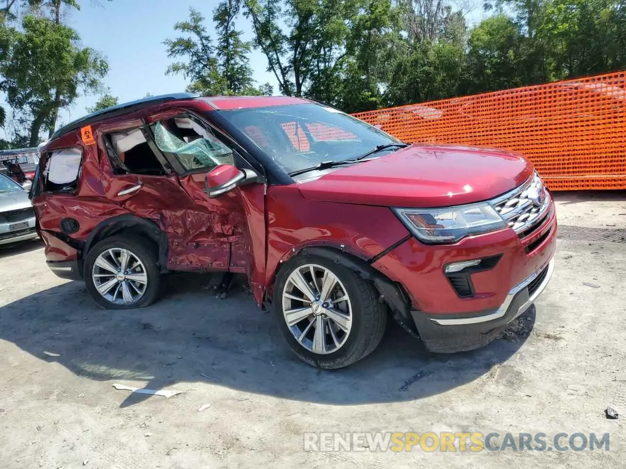 4 Photograph of a damaged car 1FM5K7F82KGA32654 FORD EXPLORER 2019