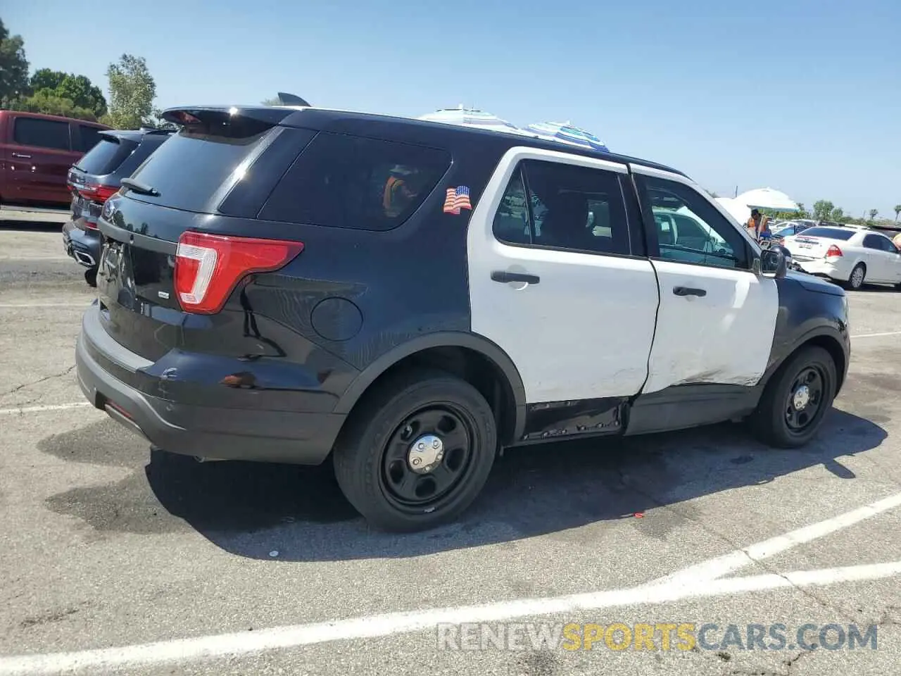 3 Photograph of a damaged car 1FM5K8AR0KGB23573 FORD EXPLORER 2019
