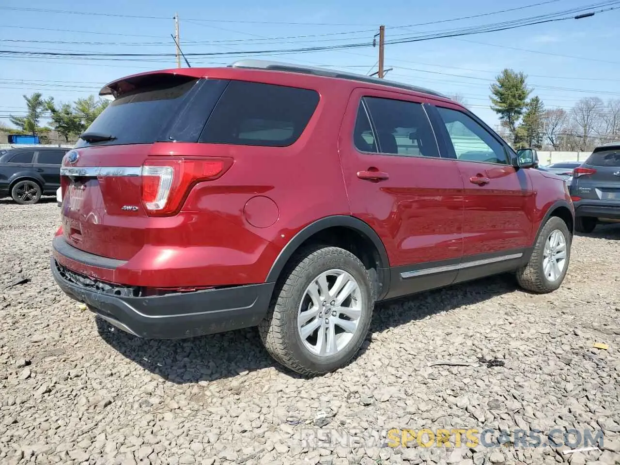 3 Фотография поврежденного автомобиля 1FM5K8D80KGA82462 FORD EXPLORER 2019