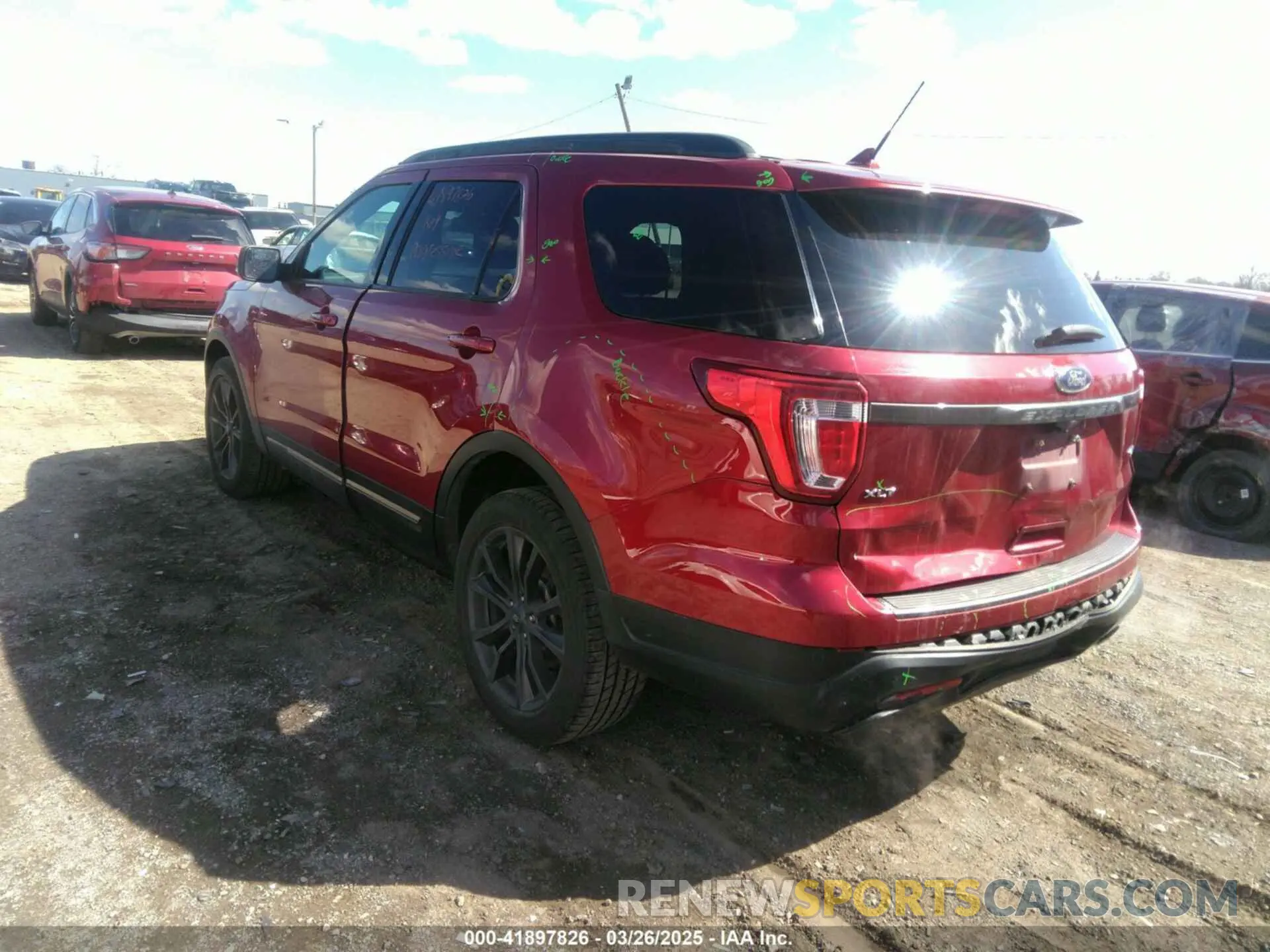3 Фотография поврежденного автомобиля 1FM5K8D84KGA39078 FORD EXPLORER 2019